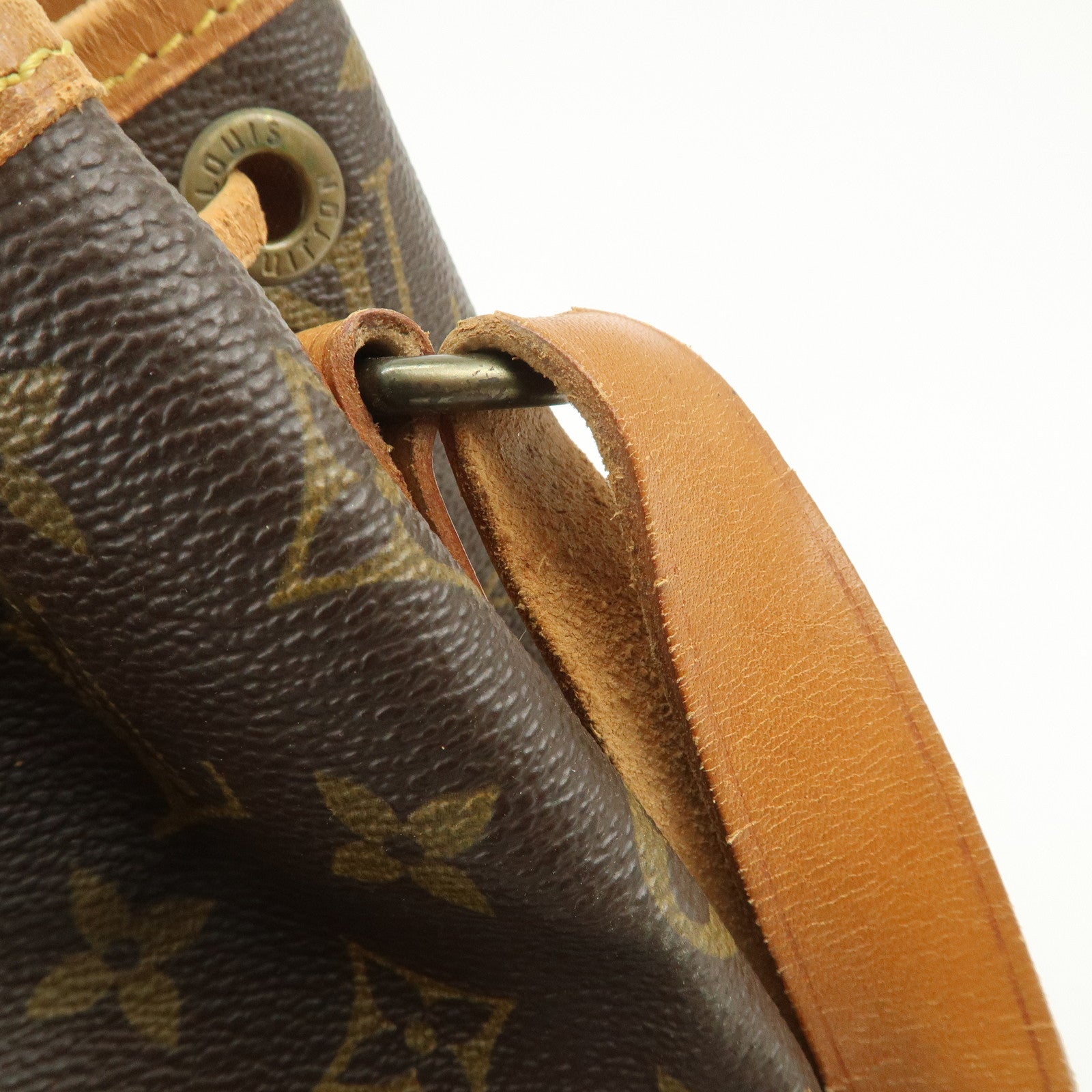 Louis Vuitton Monogram Canvas Petit Noe Shoulder Bag Brown M42226