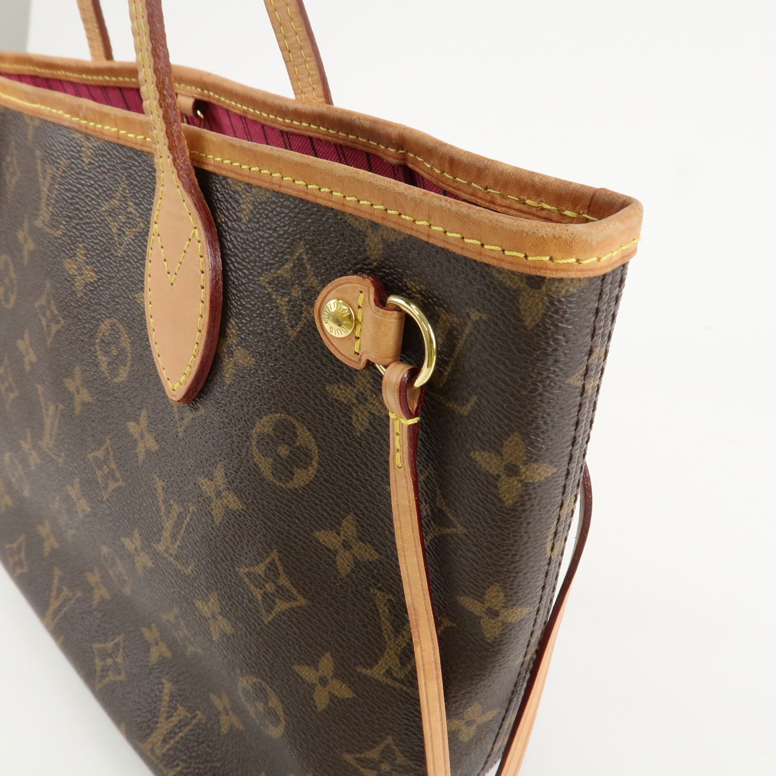 Louis Vuitton Monogram Neverfull PM Tote Bag Brown M41245 Used