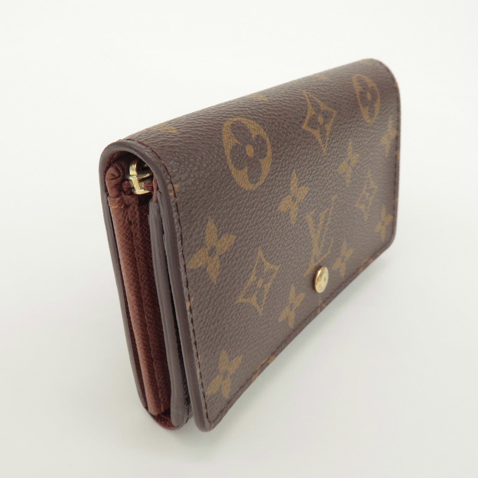 Louis Vuitton Monogram Porte Monnaie Billet Tresor Wallet M61730