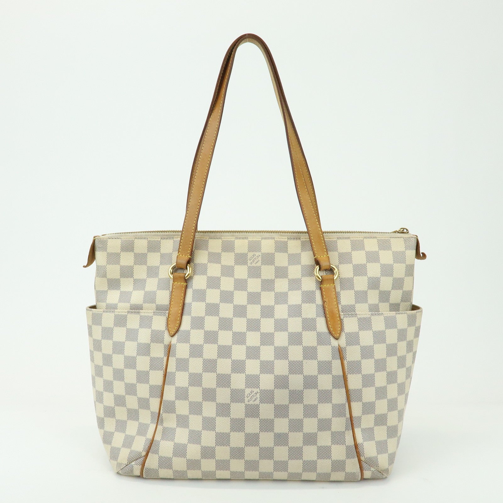 Louis Vuitton Damier Azur Totally MM Tote Bag Shoulder Bag N51262