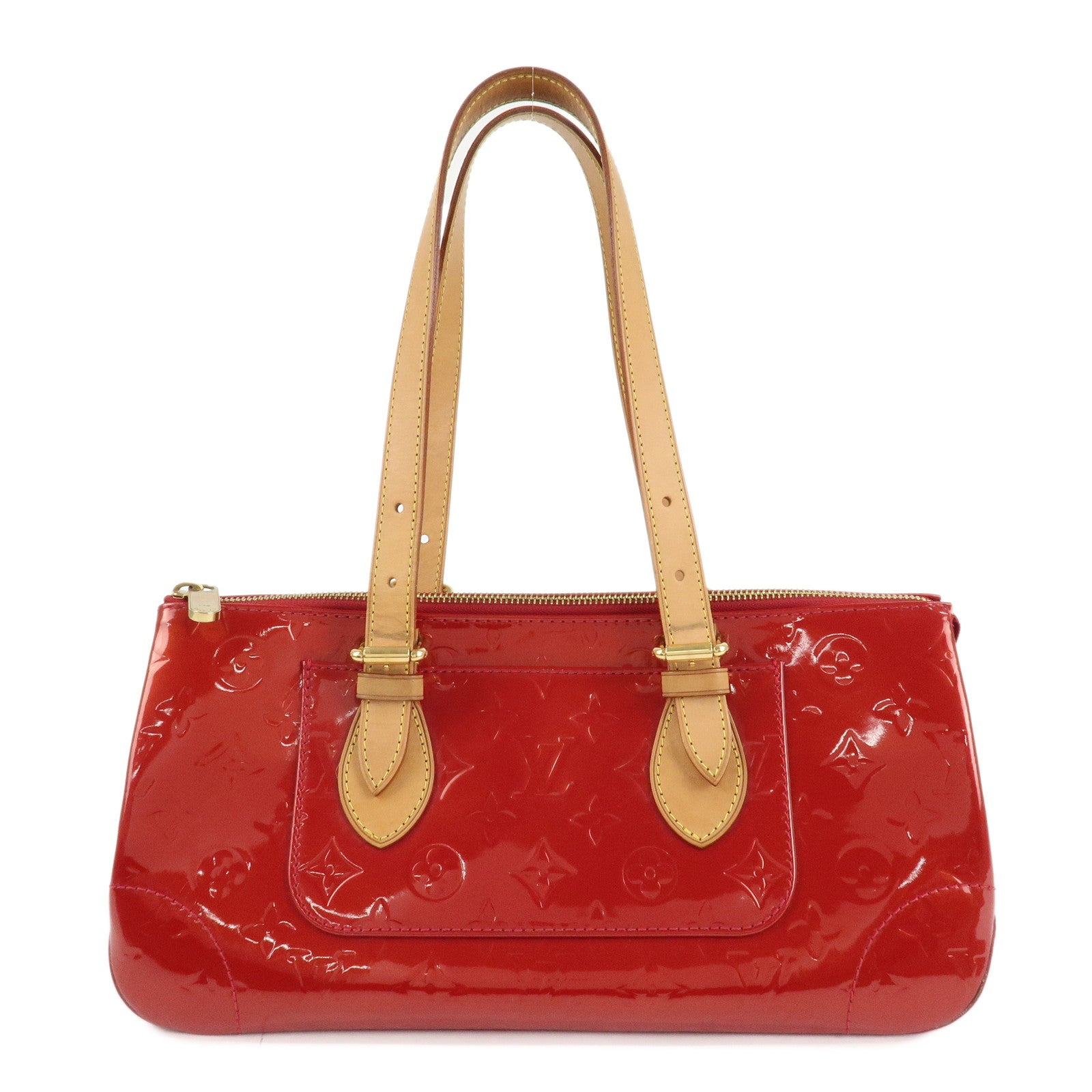 Louis Vuitton Vernis Rosewood Avenue Hand Bag Pomme D'Amour M93507 Used