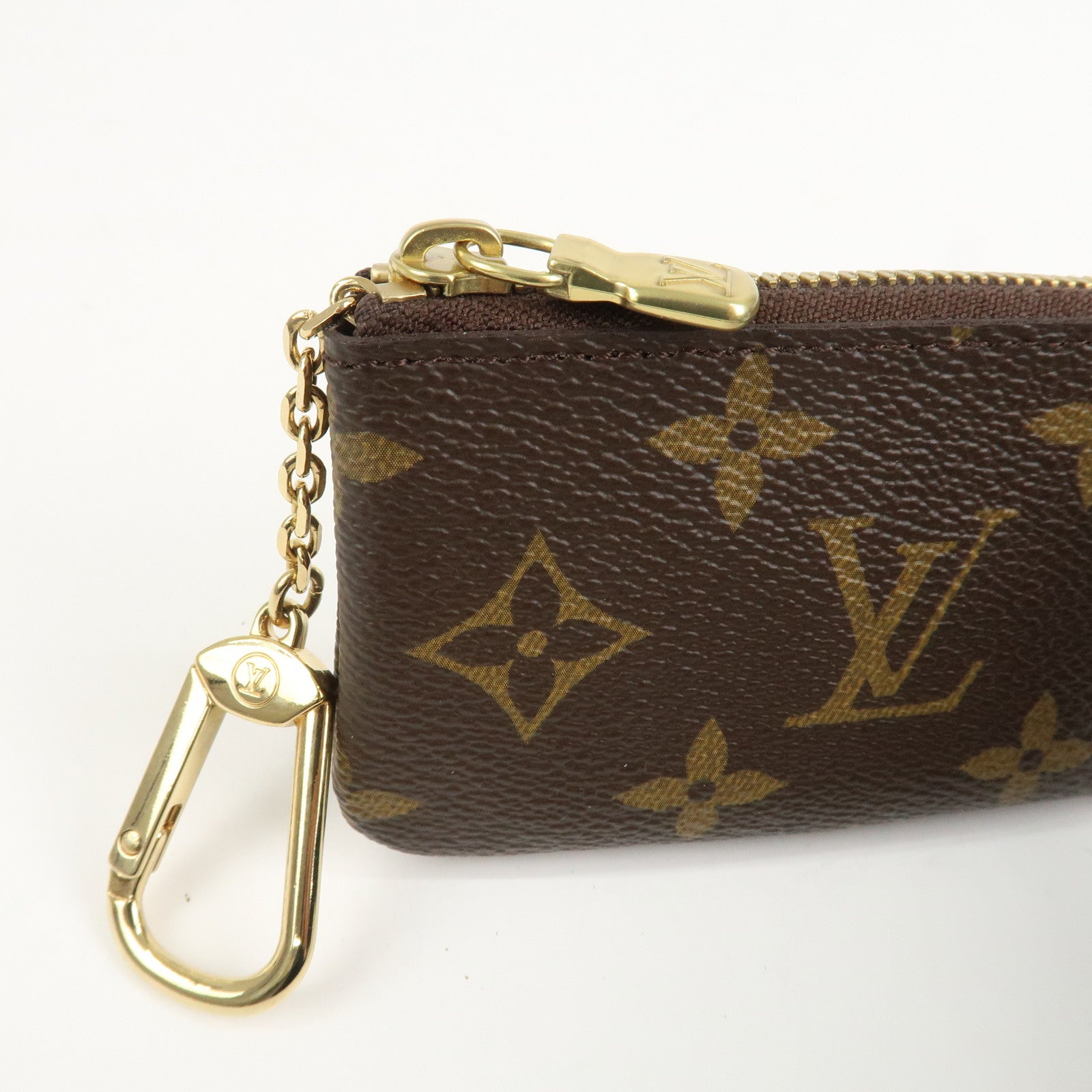 Louis Vuitton Monogram Pochette Cles Coin Case Key Case M62650