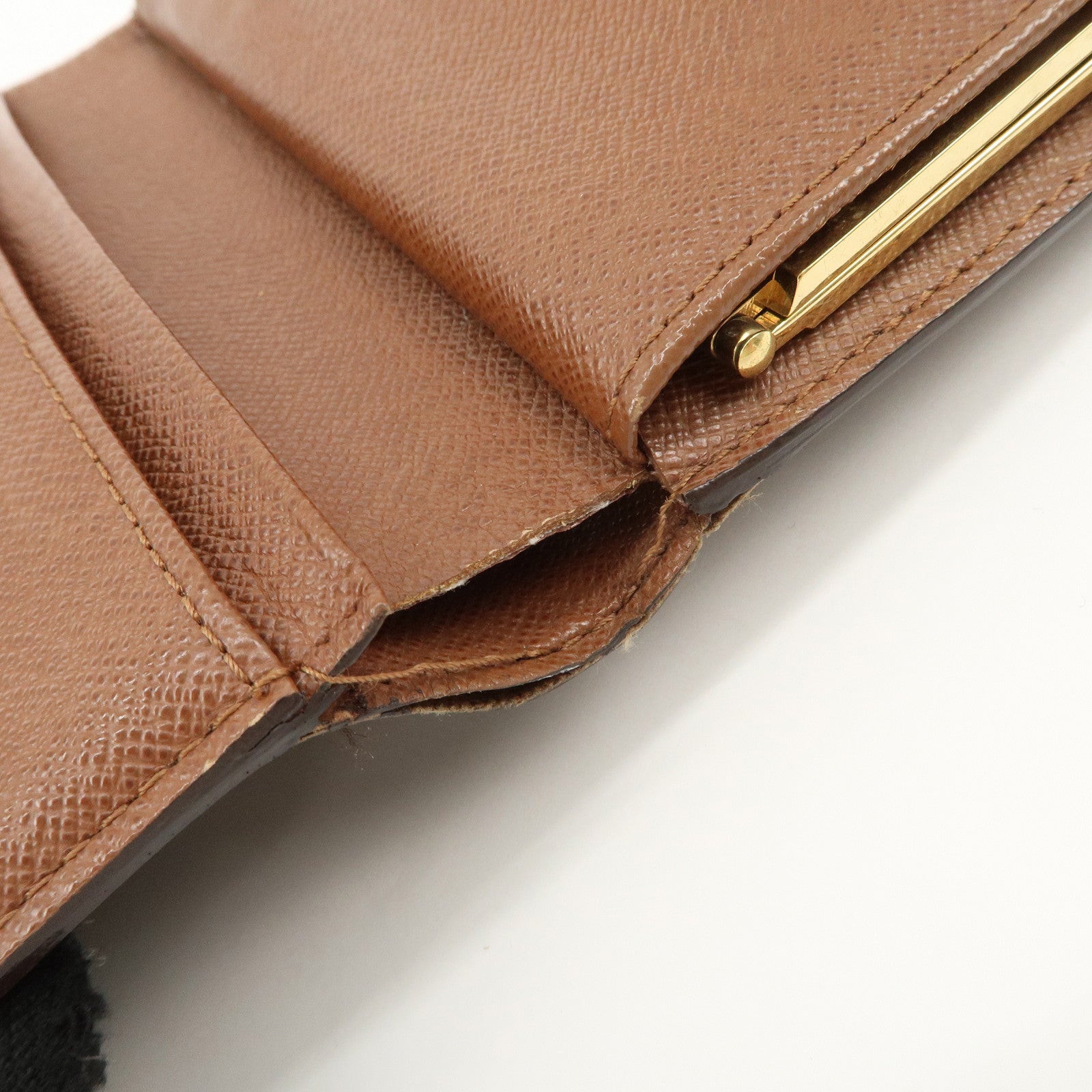 Louis Vuitton Set of 2 Monogram Damier Bi-fold Wallet M61207 N61664 Used