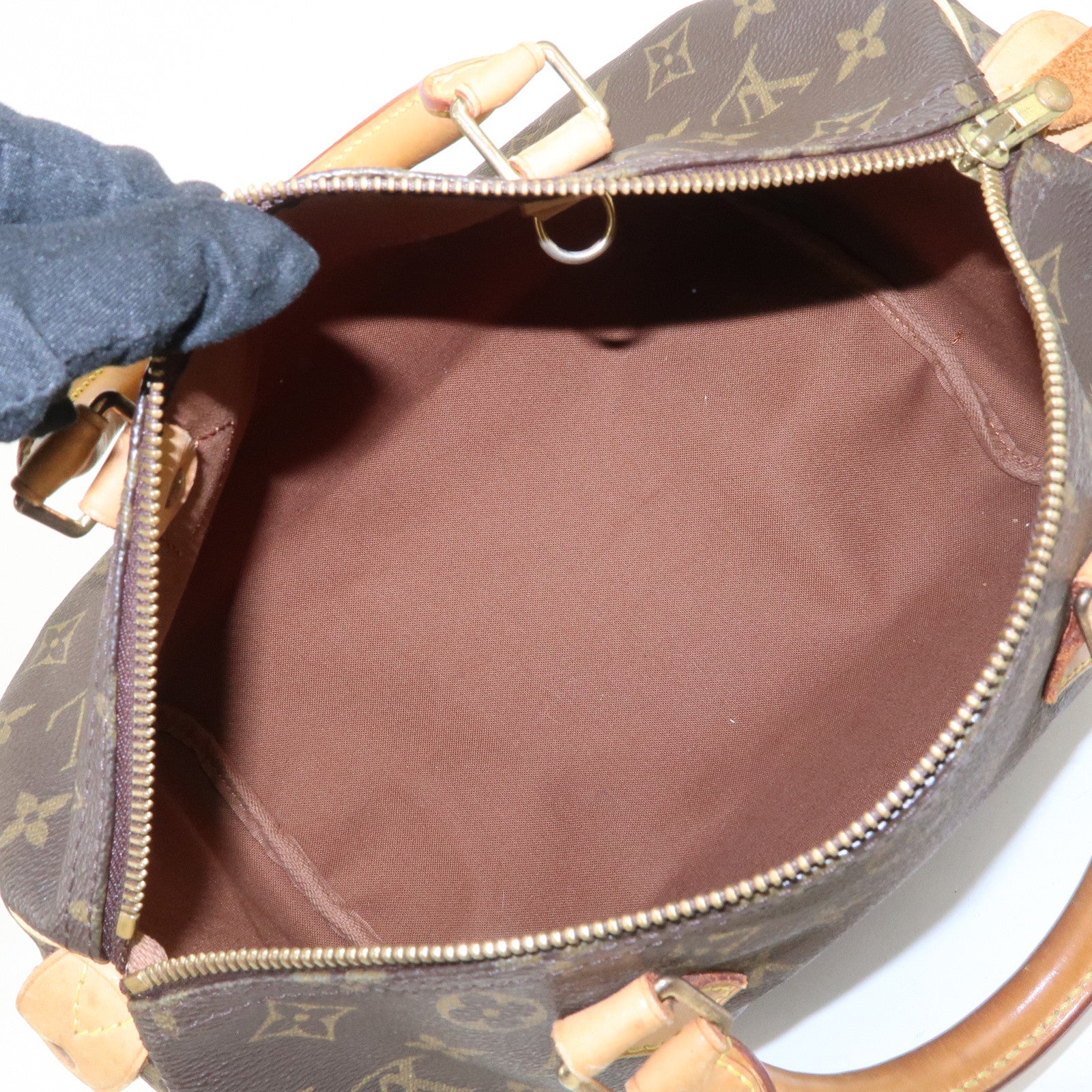 Louis Vuitton Monogram Speedy 30 Boston Bag Hand Bag Brown M41526