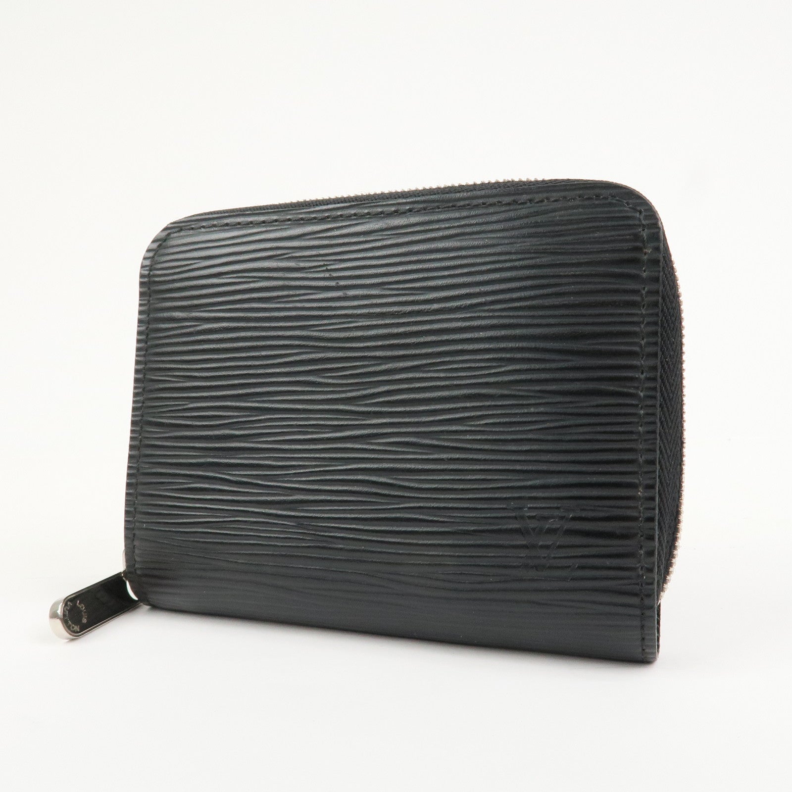 Louis Vuitton Epi Leather Zippy Coin Case Wallet Noir M60152
