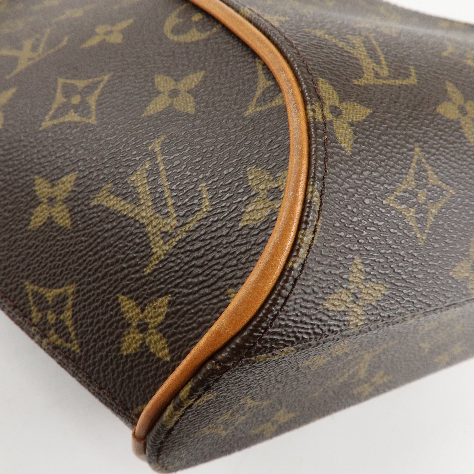 Louis Vuitton Monogram Canvas Ellipse PM Hand Bag Brown M51127 Used