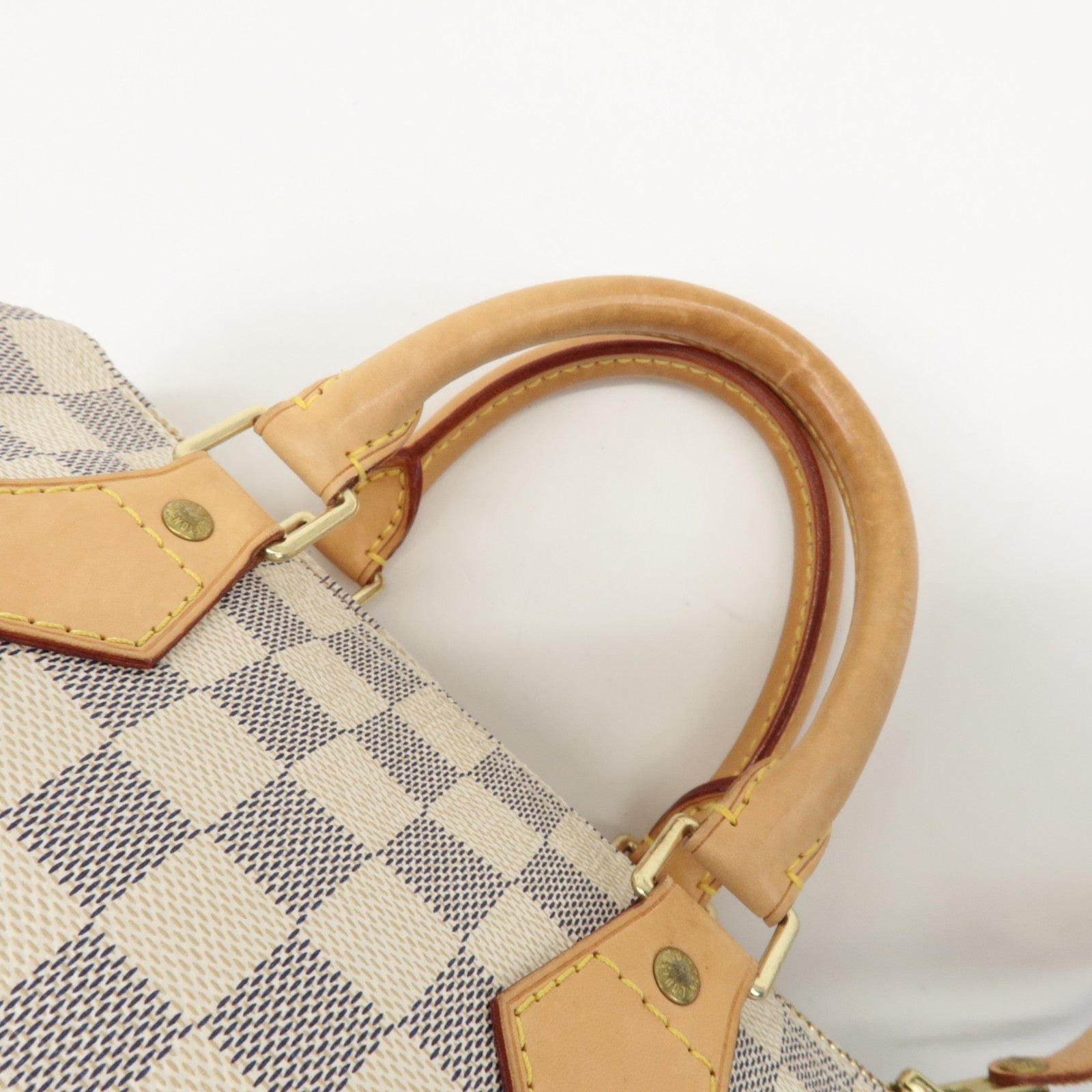 Louis Vuitton Damier Azur Speedy 25 Boston Bag Hand Bag N41534 Used