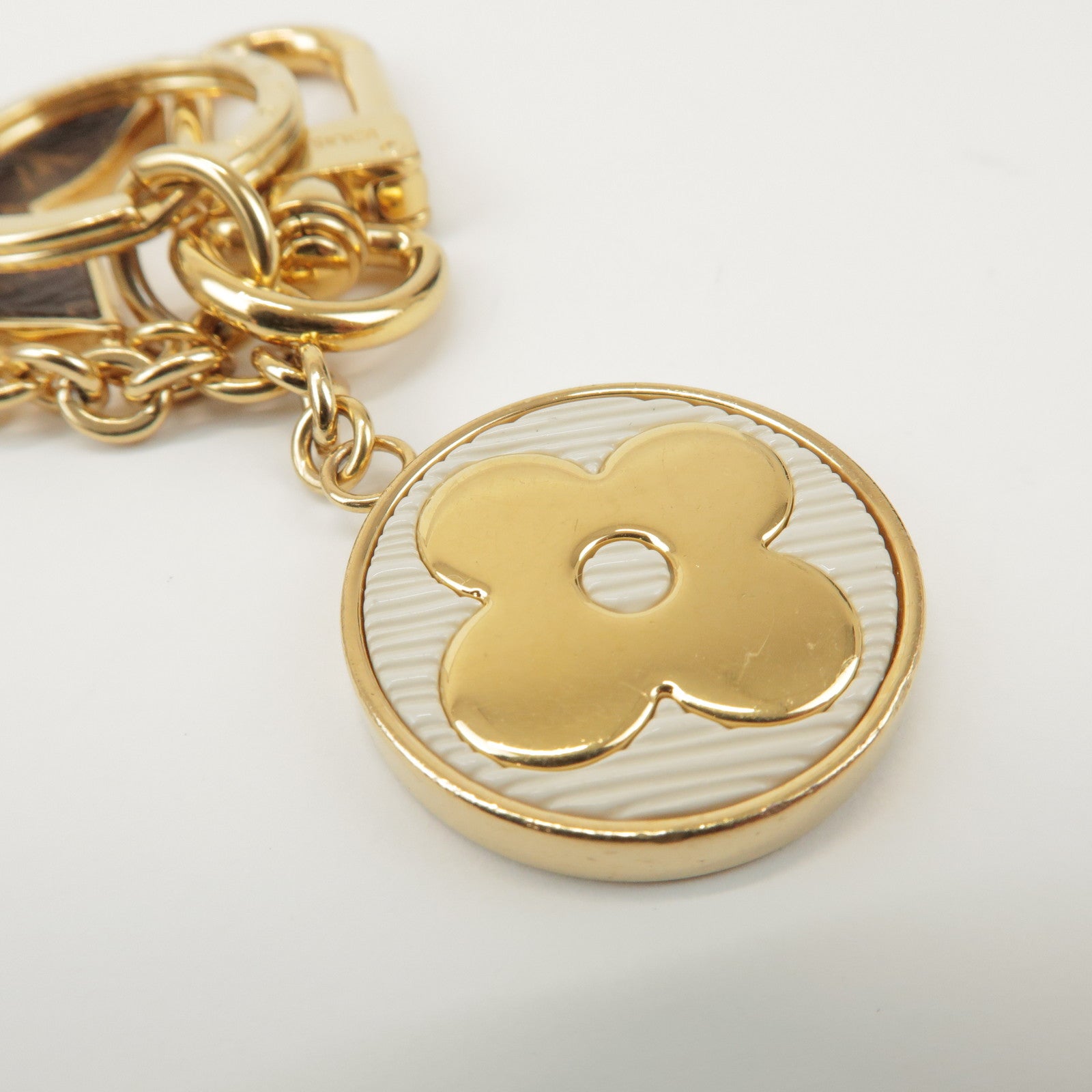 Louis Vuitton Porte Cles Spring Street Metal Bag Charm Gold M69008