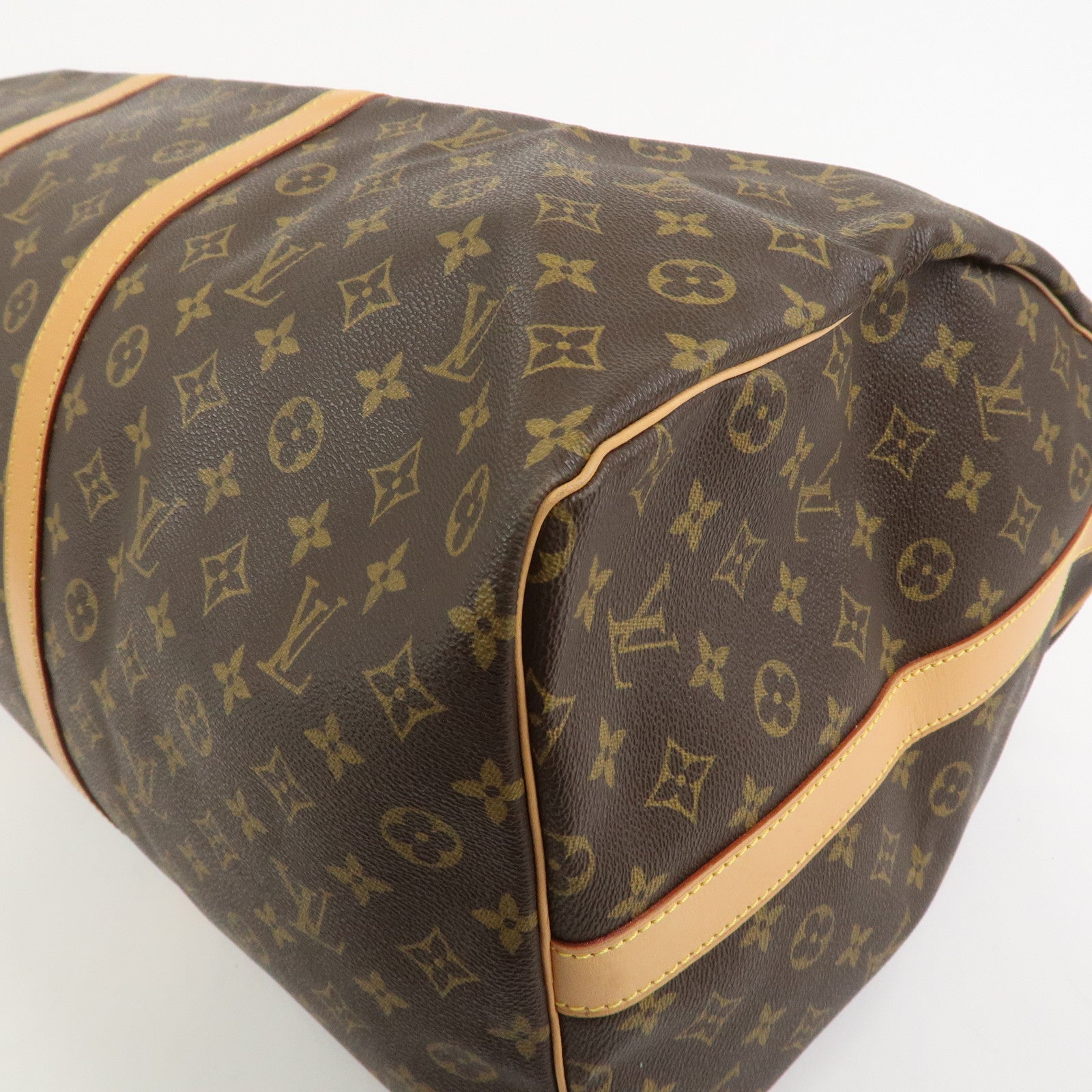 Louis Vuitton Monogram Keep All Bandouliere 60 Boston Bag M41412