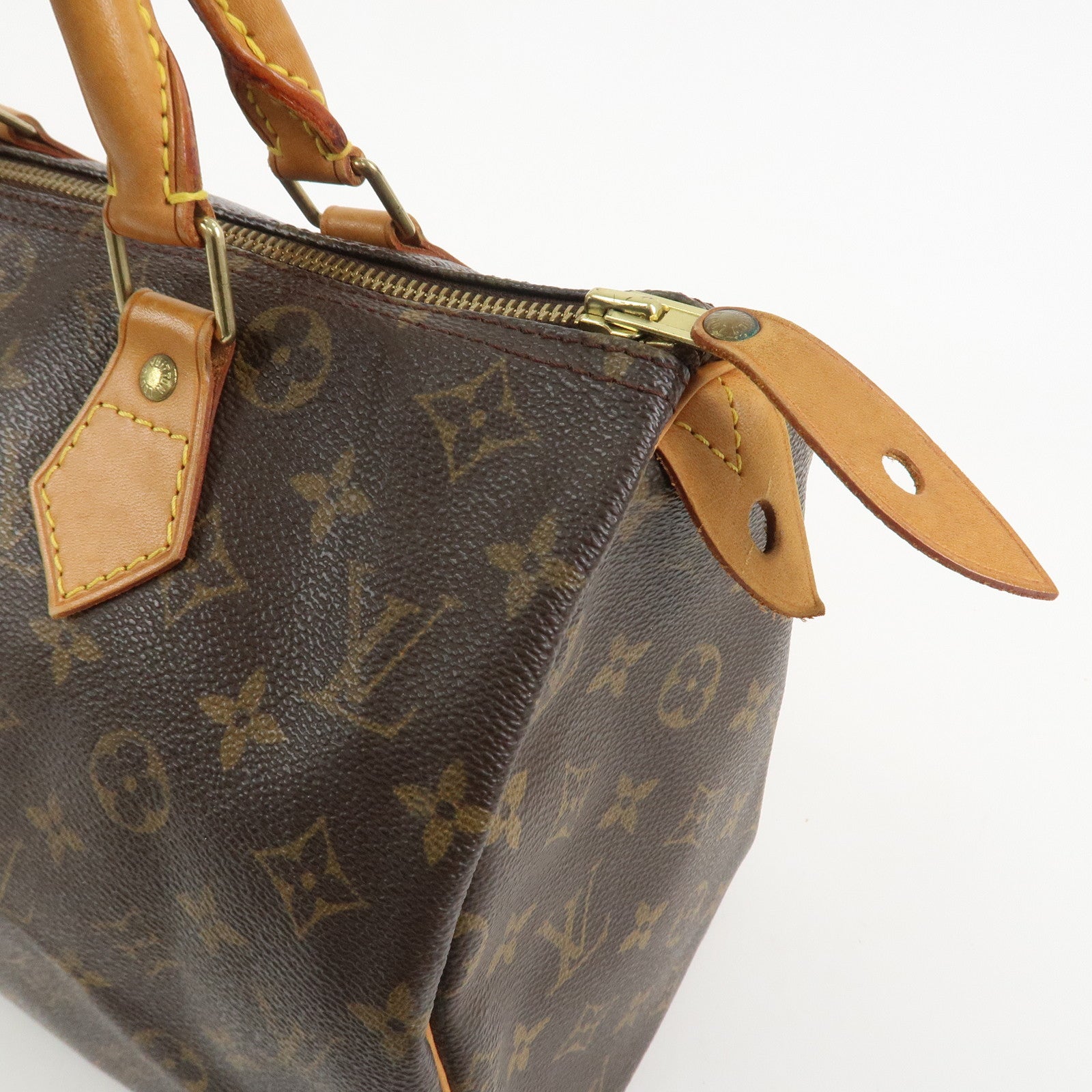 Louis Vuitton Monogram Speedy 30 Boston Bag Hand Bag Brown M41526