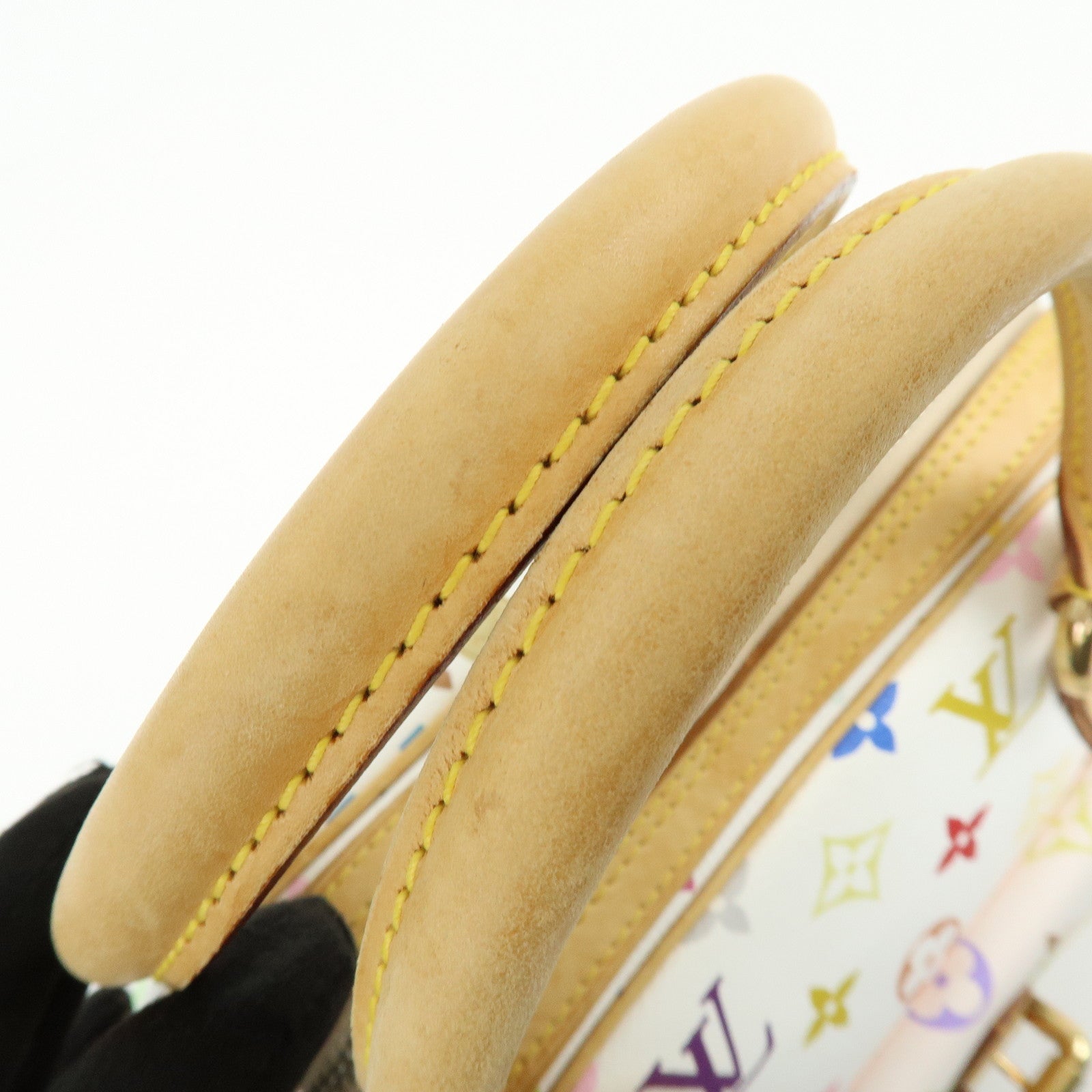 Louis Vuitton Monogram Priscilla Hand Bag Multicolor Blanc M40096