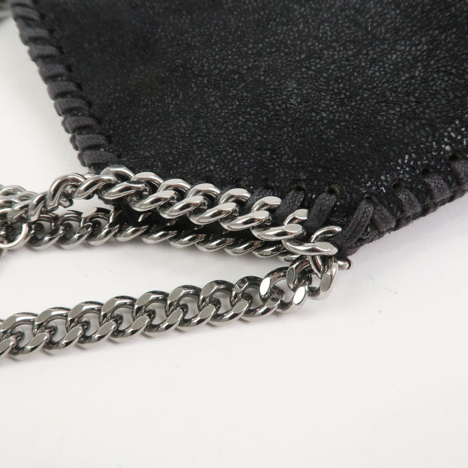 STELLA MCCARTNEY Falabella Polyester 2Way Bag Hand Bag Black