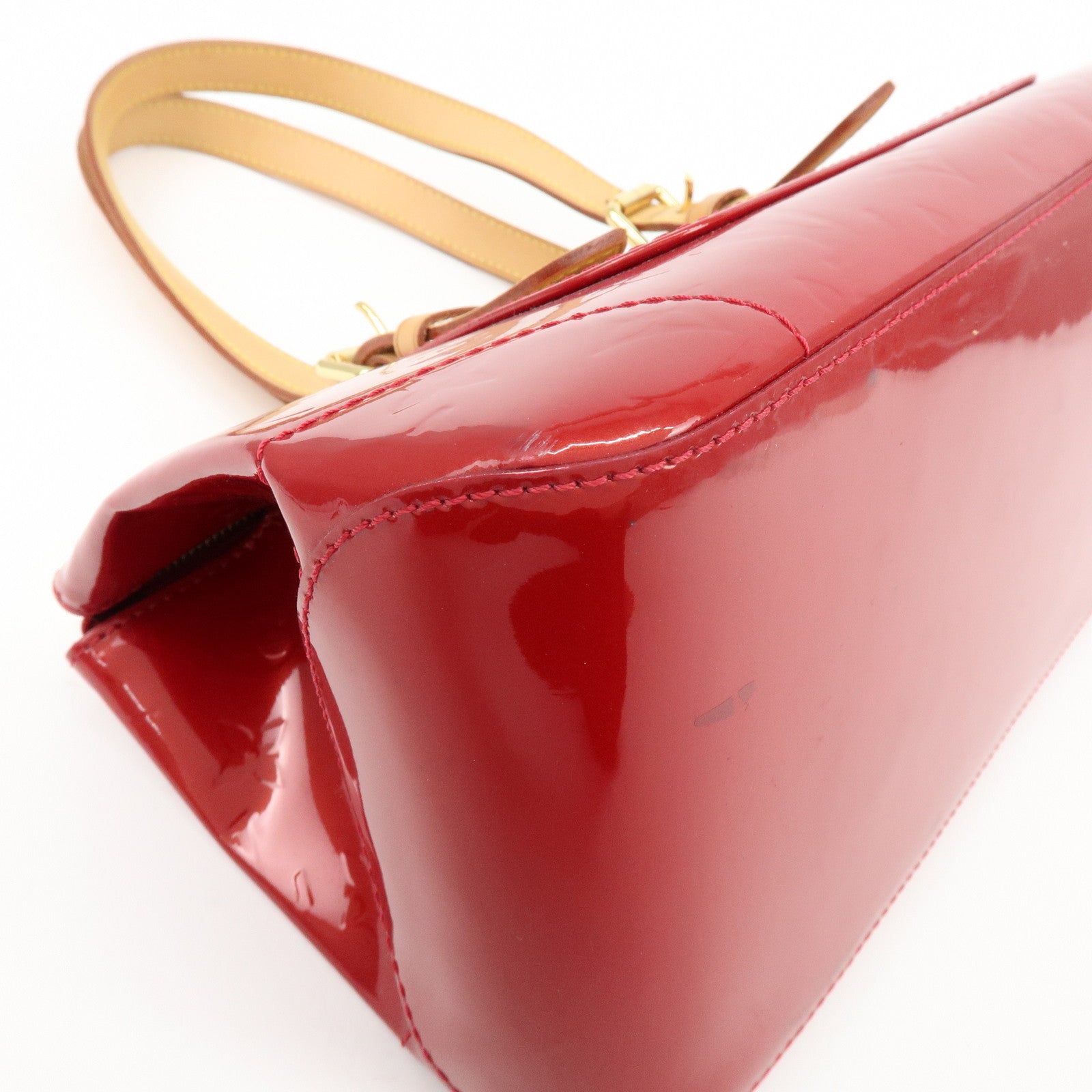 Louis Vuitton Vernis Rosewood Avenue Hand Bag Pomme DAmour M93507
