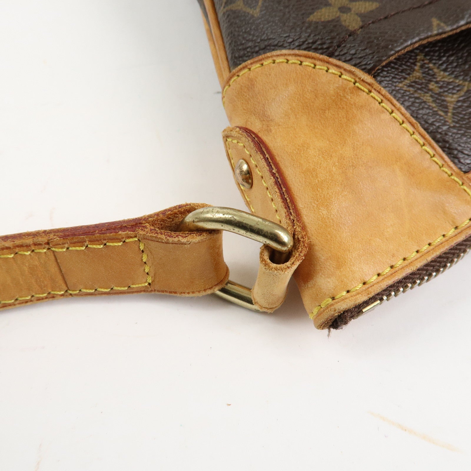 Louis Vuitton Monogram Odeon PM Shoulder Bag Brown M56390 Used