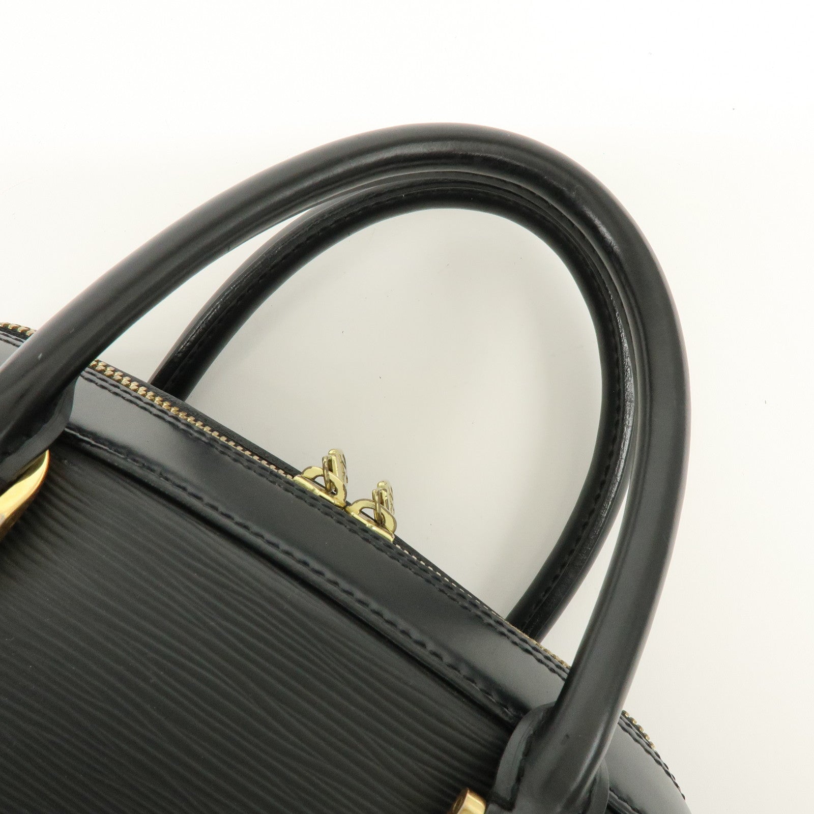 Louis Vuitton Epi Leather Sablons Hand Bag Noir Black M52042