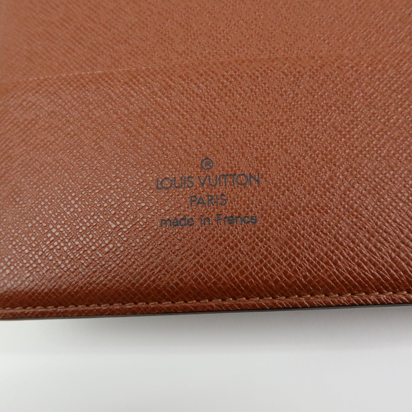 Louis Vuitton Monogram Agenda GM Planner Cover Brown R20106