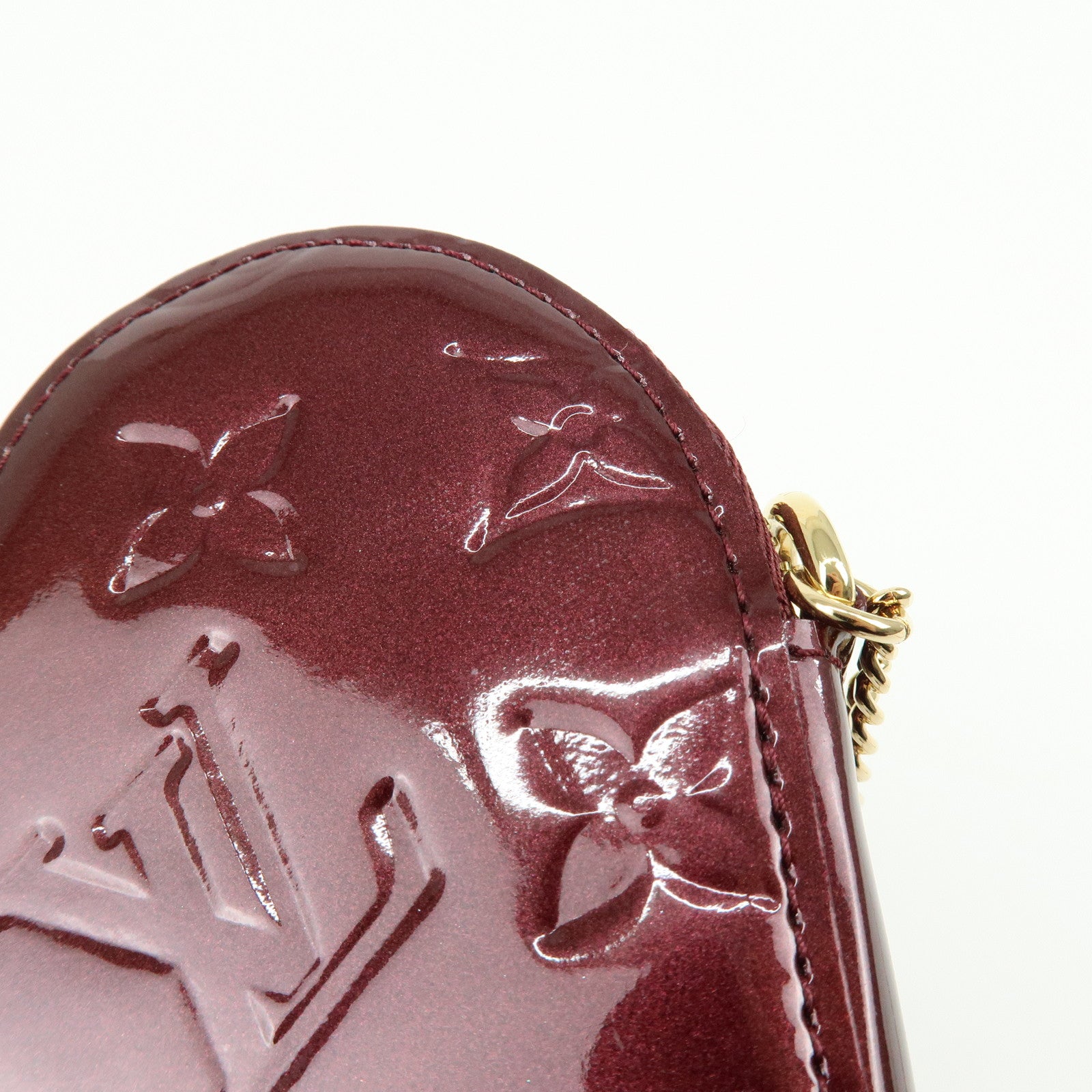 Louis Vuitton Monogram Vernis Porte Monnaie Coeur Coin Case M91480