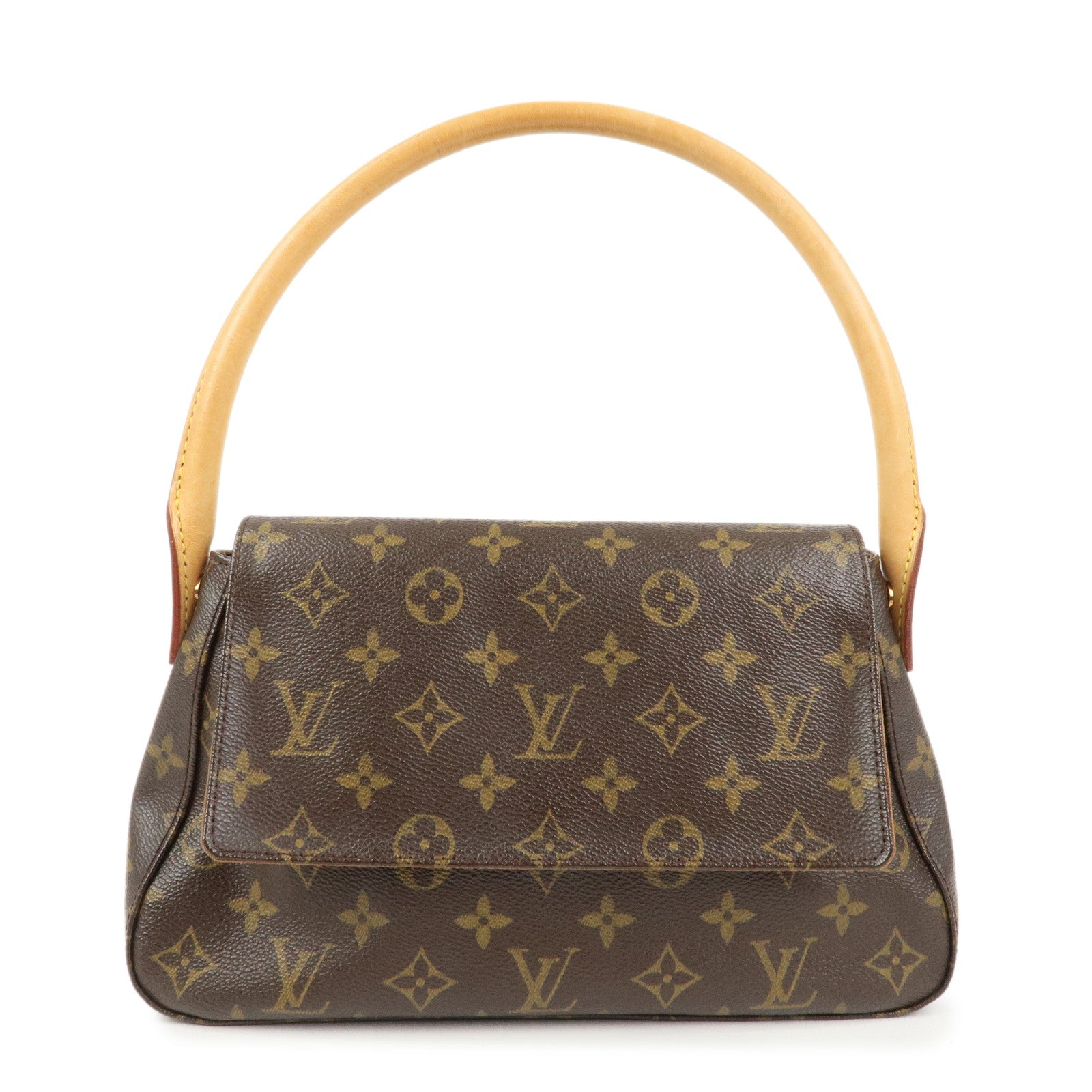 Louis Vuitton Monogram Mini Looping Shoulder Bag Brown M51147