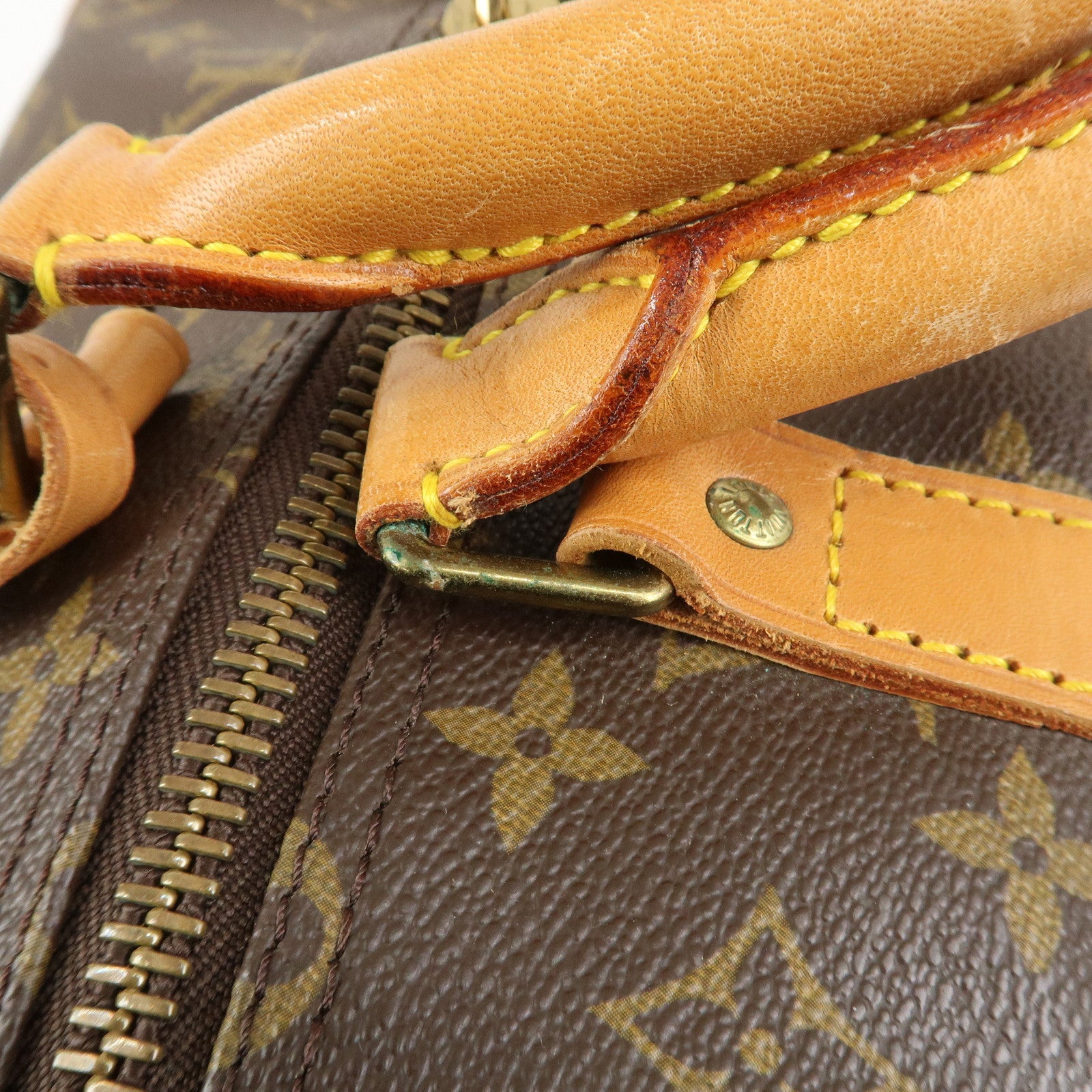 Louis Vuitton Monogram Keep All Bandouliere 60 Boston Bag M41412