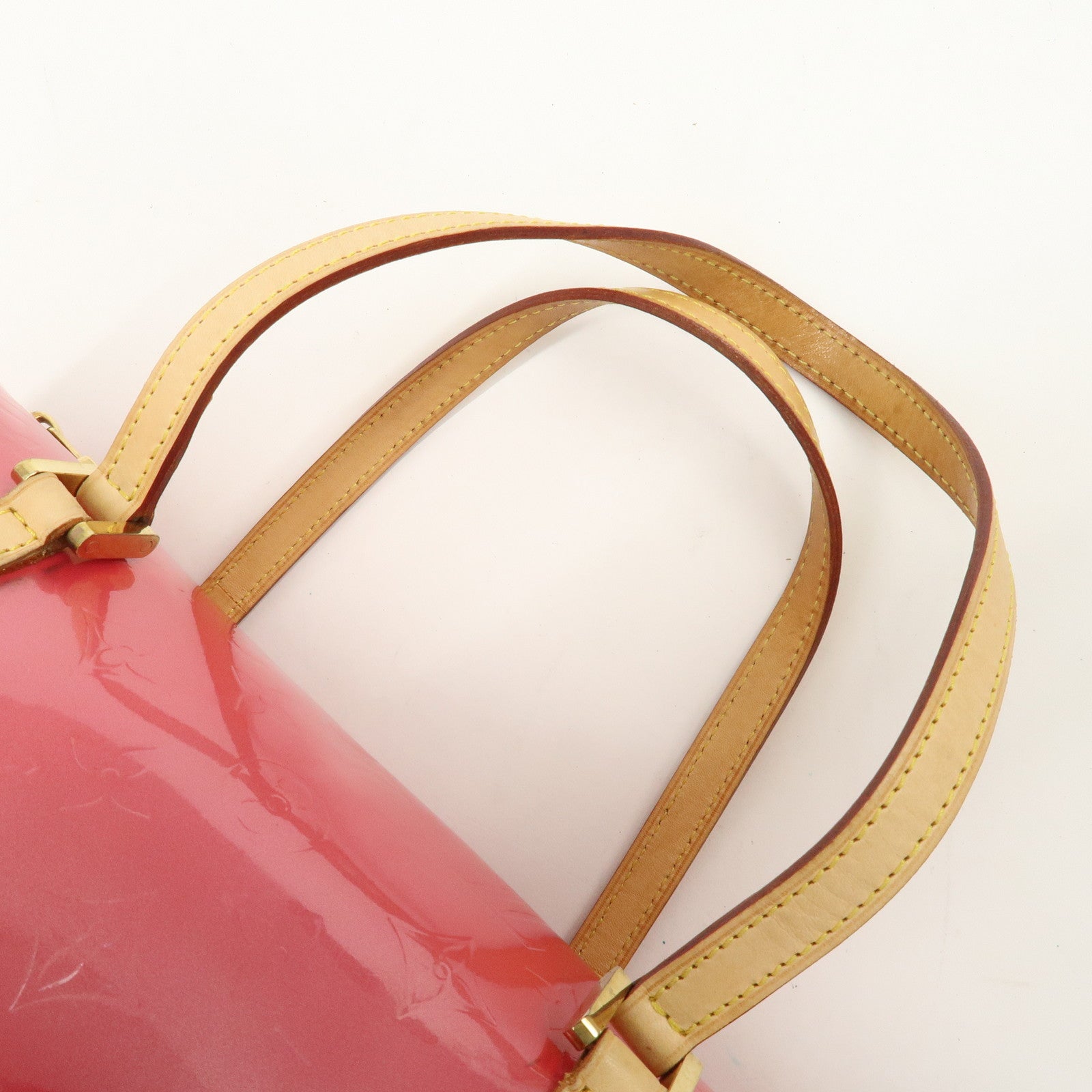 Louis Vuitton Monogram Vernis Bedford Hand Bag Framboise M9133F
