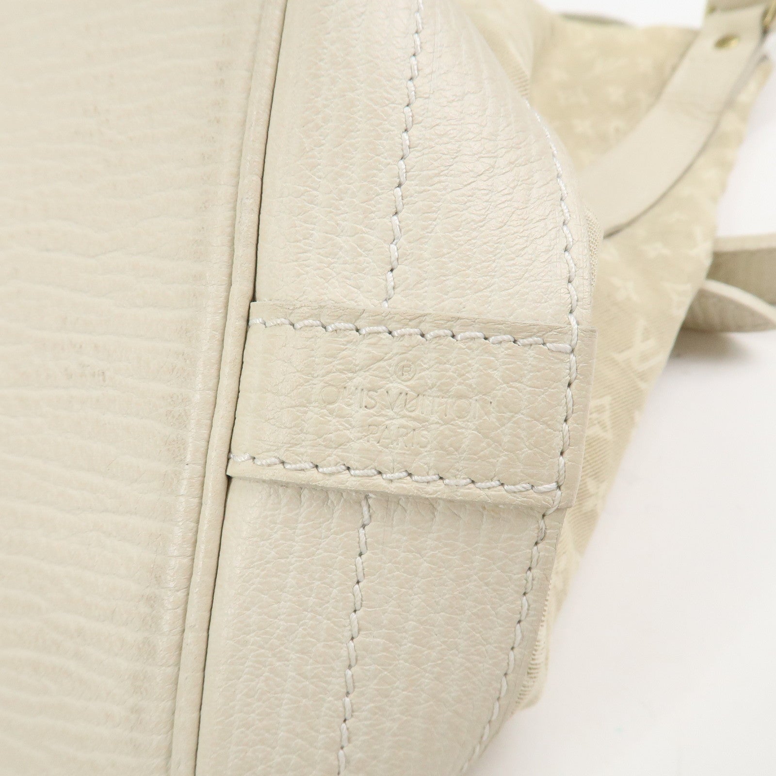 Louis Vuitton Monogram Mini Lin Leather Noe Shoulder Bag M95315