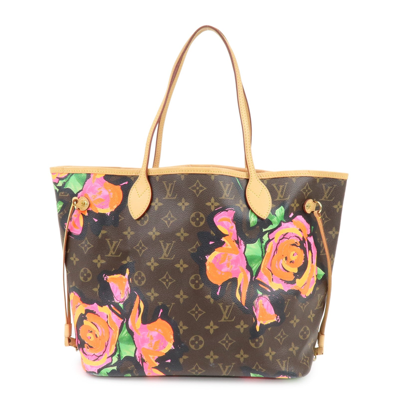 Louis Vuitton Monogram Rose Neverfull MM Tote Shoulder Bag M48613