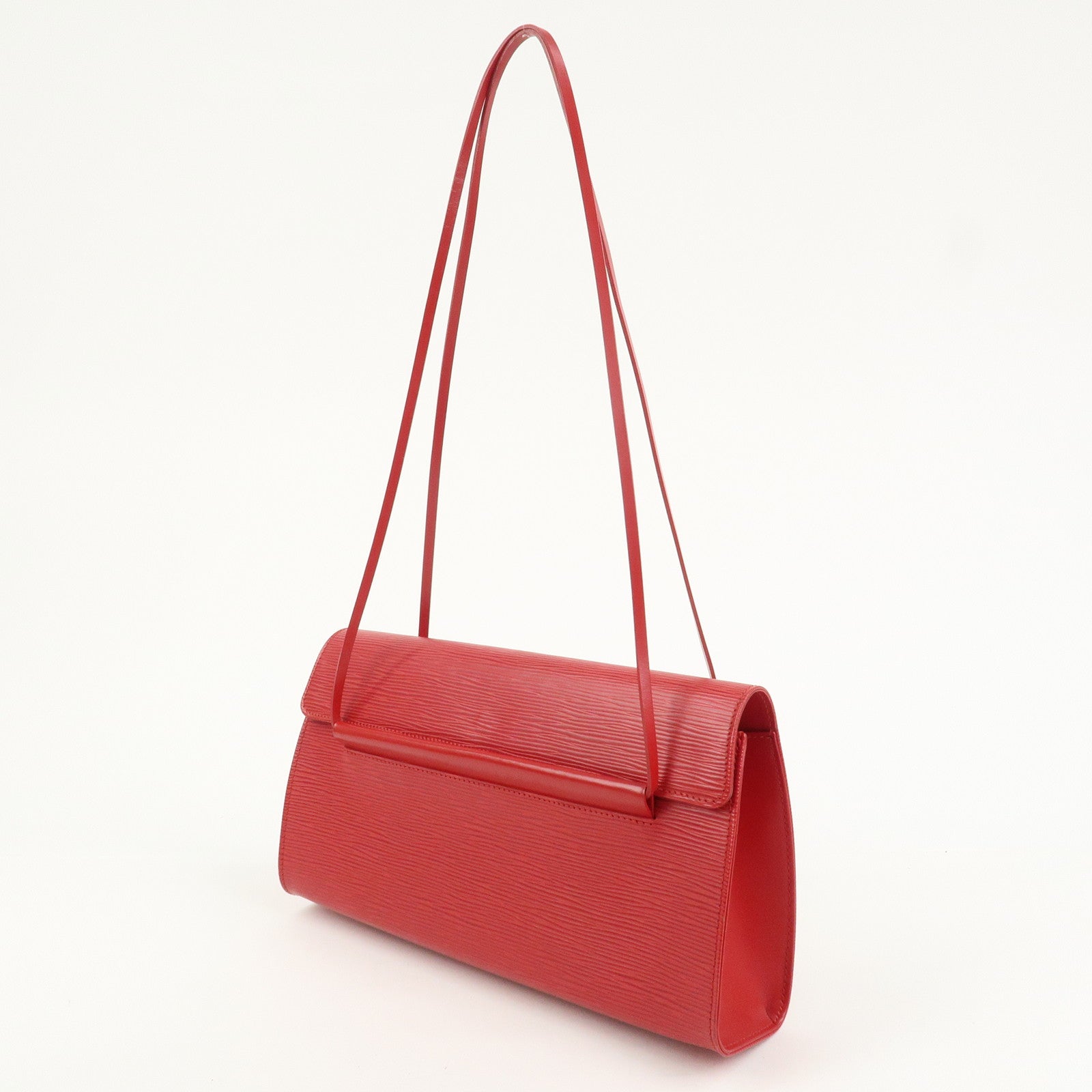 Louis Vuitton Epi Leather Dinar Shoulder Bag Rouge M5202E