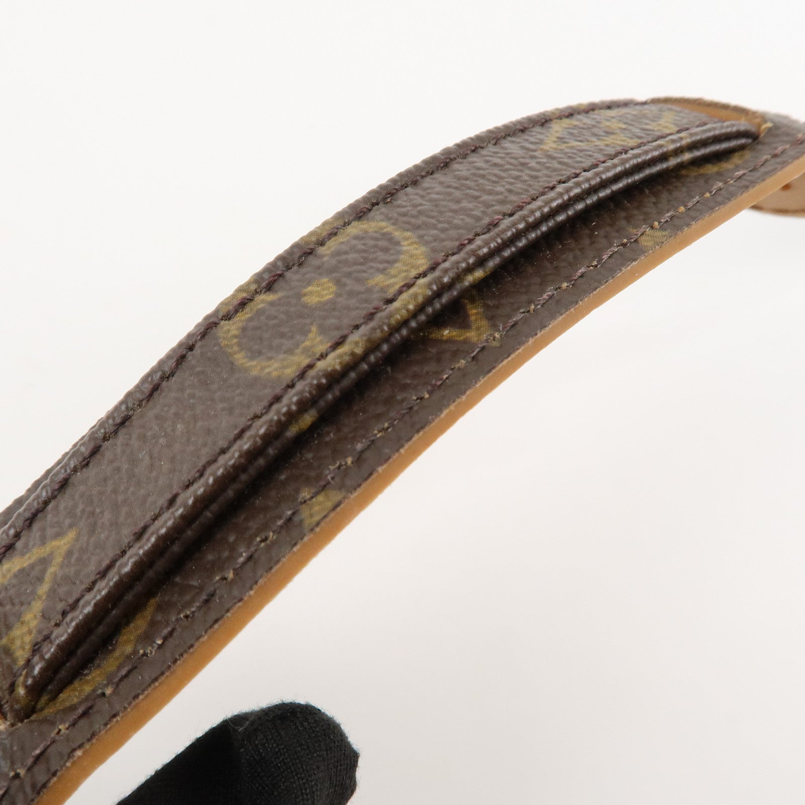 Louis Vuitton Monogram Canvas Shoulder Strap 120cm Brown J75010 Used