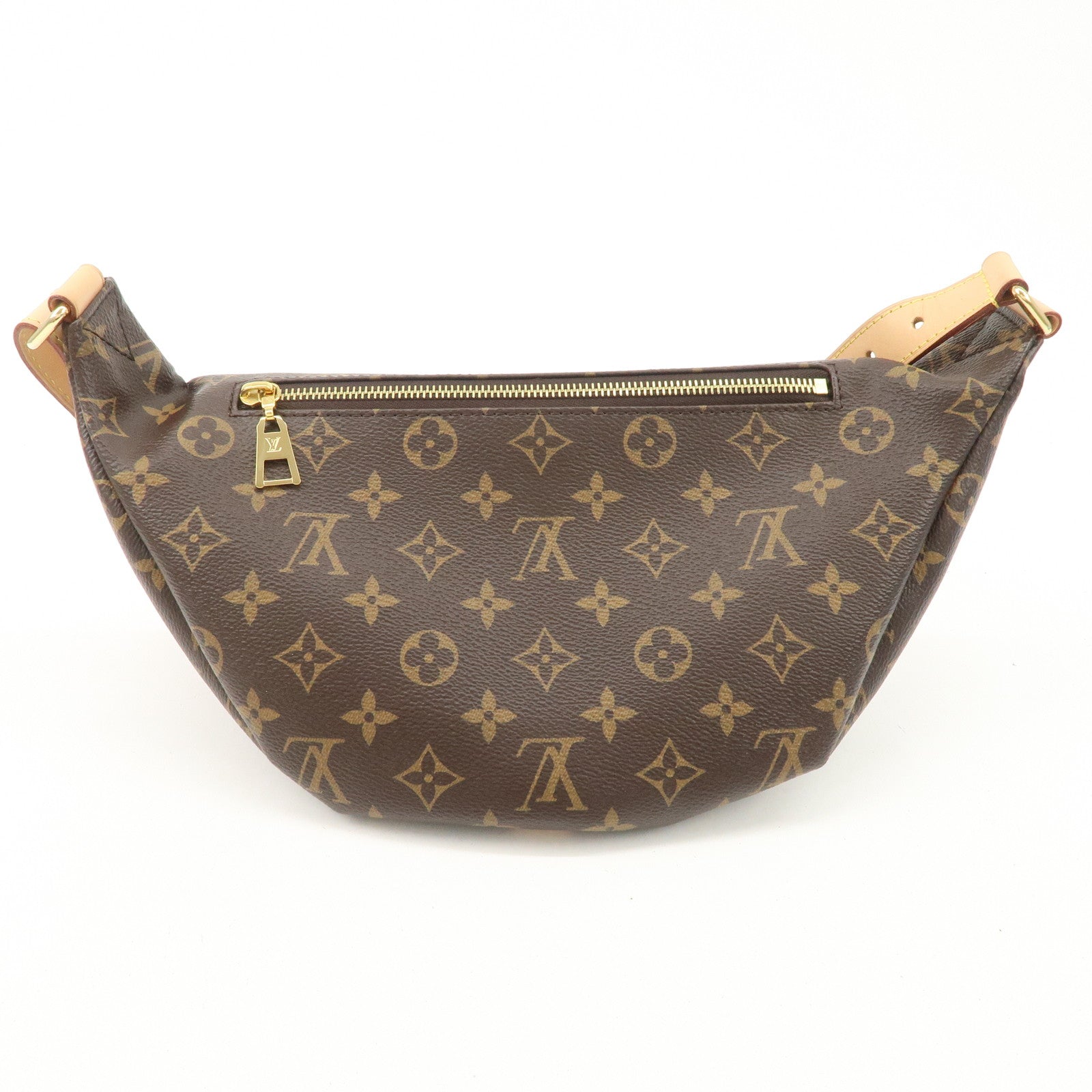Louis Vuitton Monogram Bumbag Crossbody Bag Brown M43644 Used