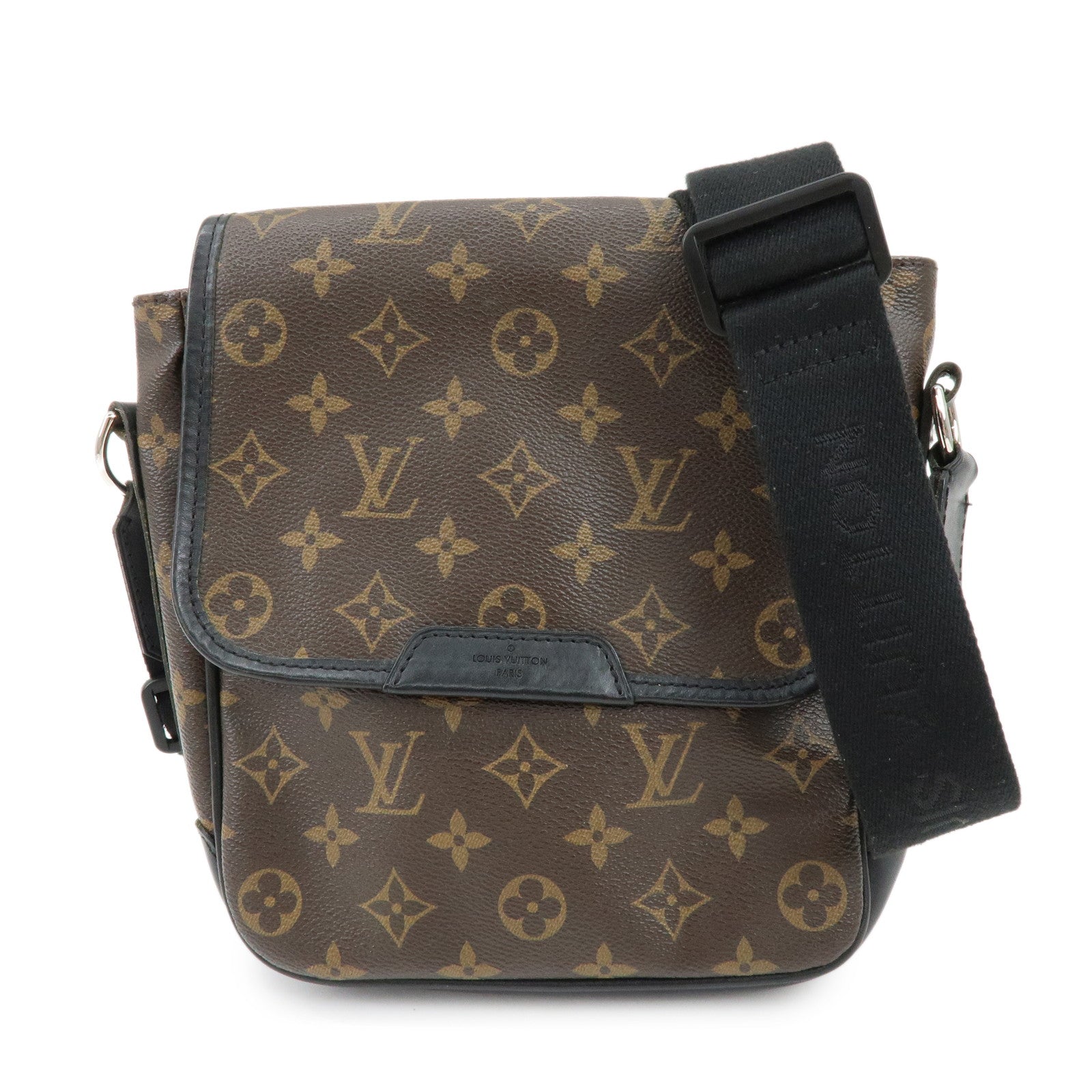 Louis Vuitton Monogram Macassar Bass PM Shoulder Bag Brown M56717