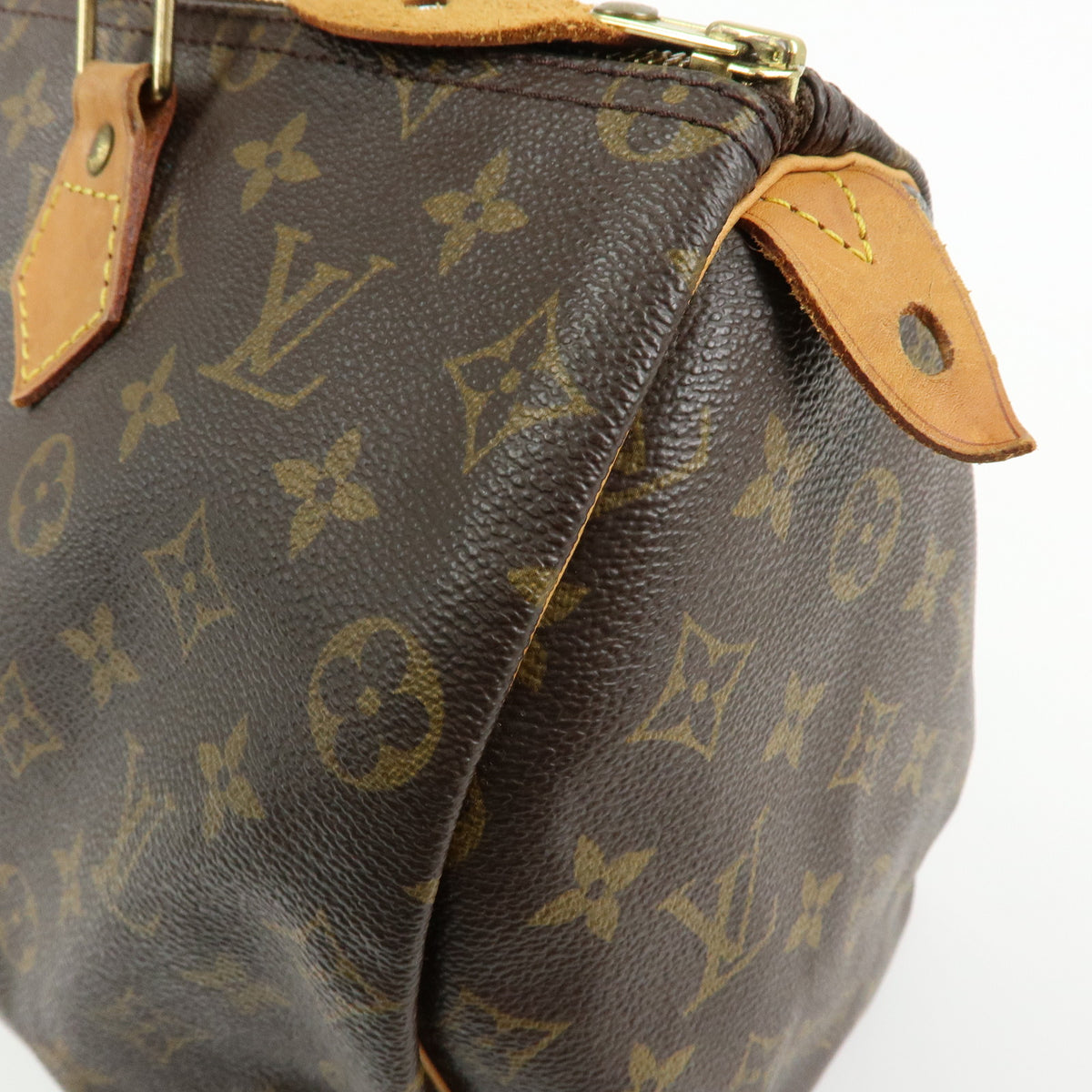 Louis Vuitton Monogram Speedy 35 Boston Bag Hand Bag Brown M41524
