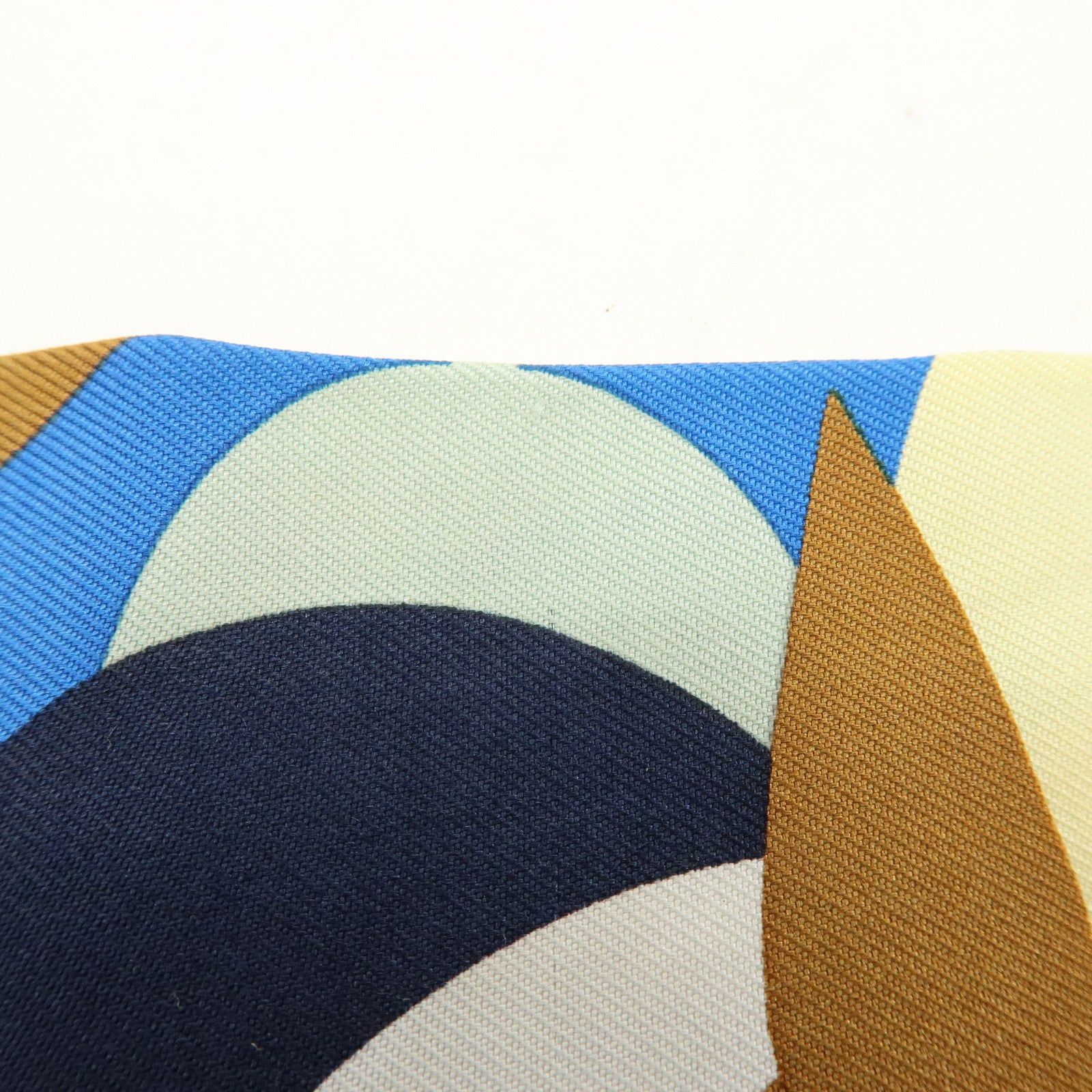 HERMES Silk 100% Twilly Parade en Fanfare Blue Multicolor