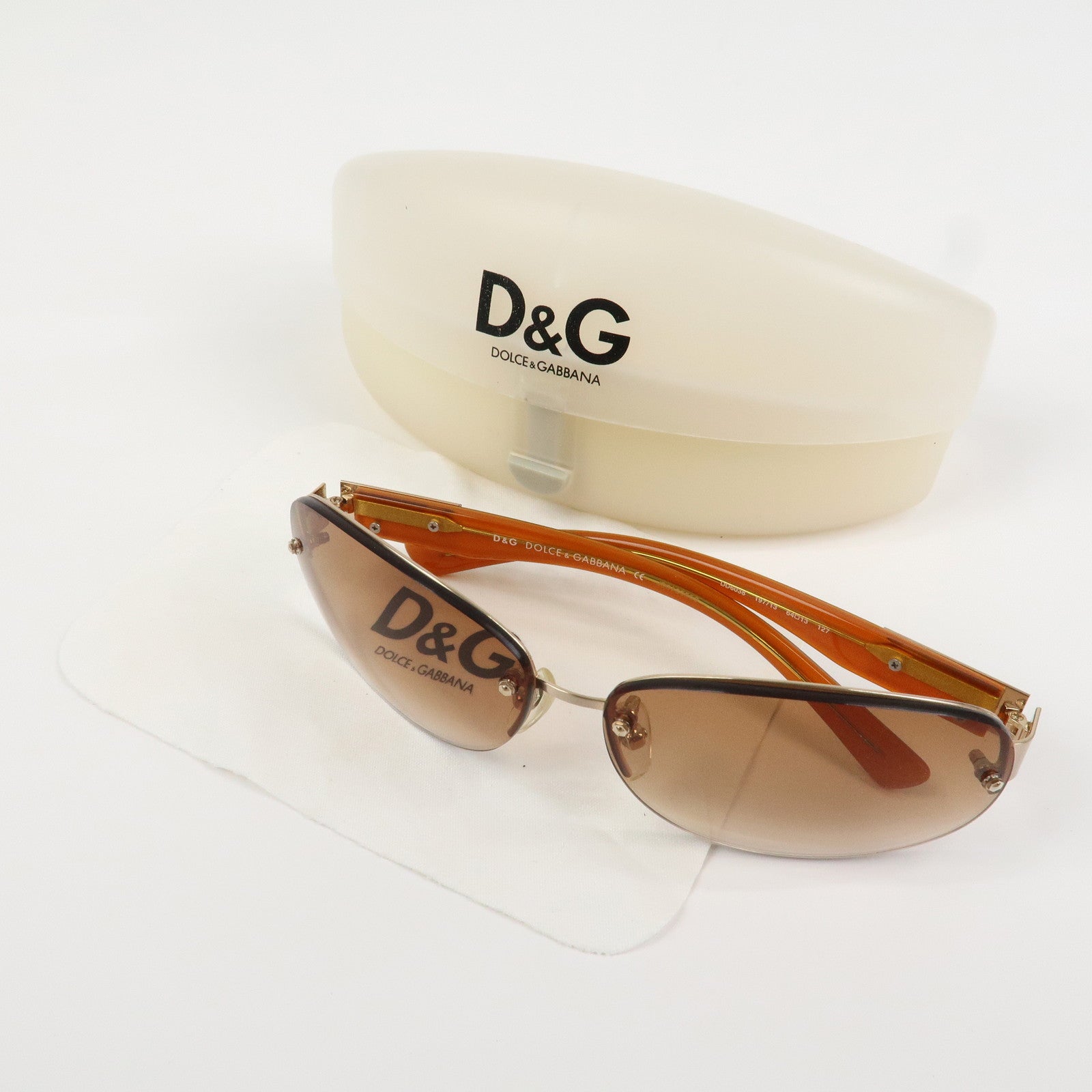 Dolce&Gabbana Plastic Metal Sunglasses DD6038 64□13 127 Brown