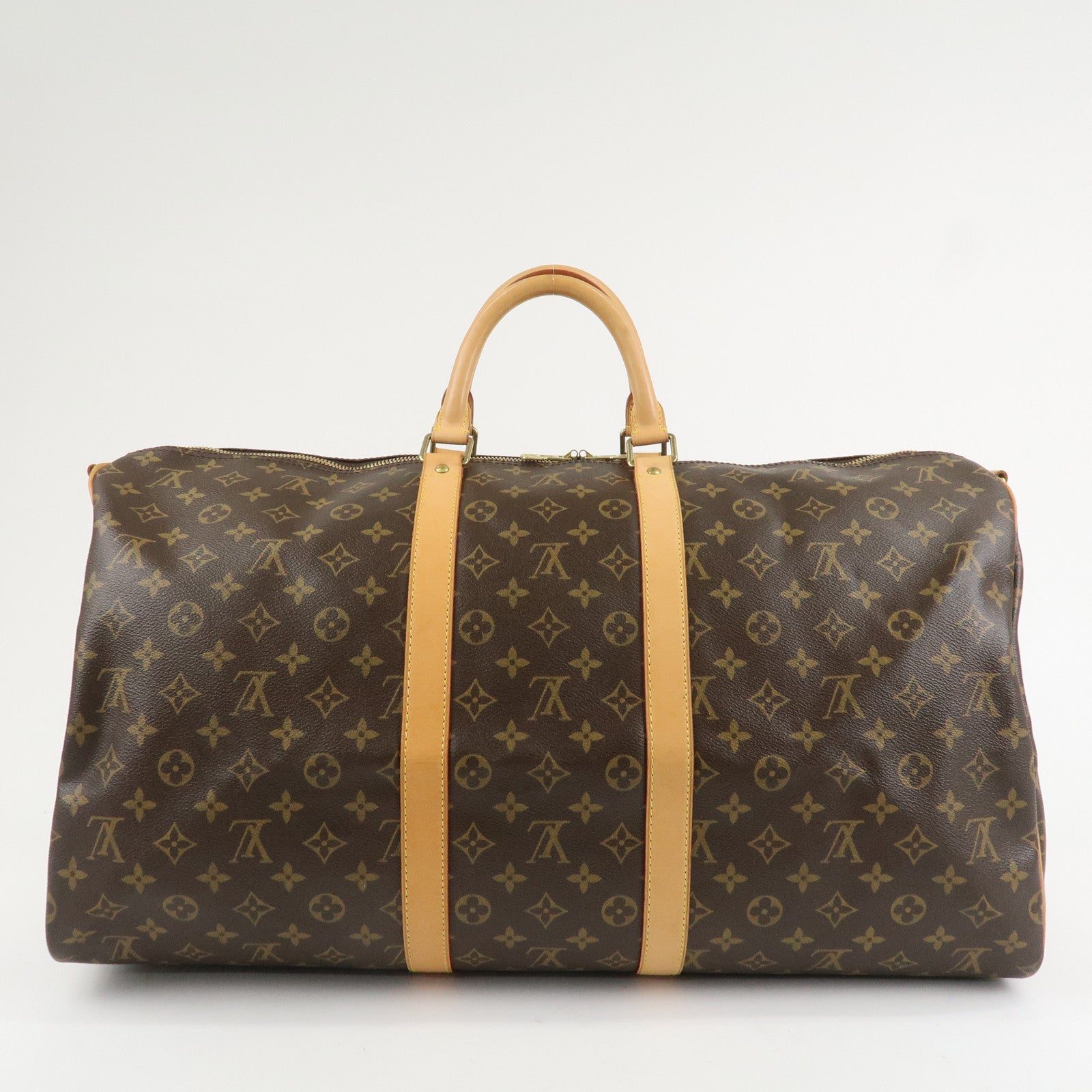 Louis Vuitton Monogram Keep All Bandouliere 55 Bag Brown M41414 Used