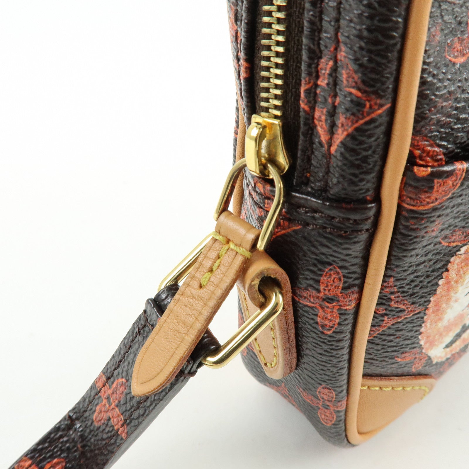 Louis Vuitton Catogram Paname Shoulder Bag Crossbody Brown M44399