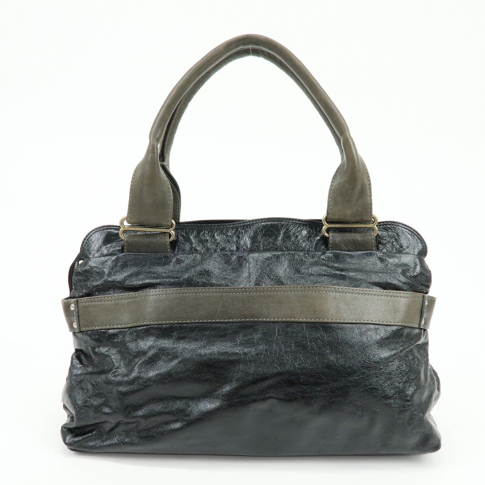 Chloe See By Chloe Day Tripper Patent Leather Tote Bag Black