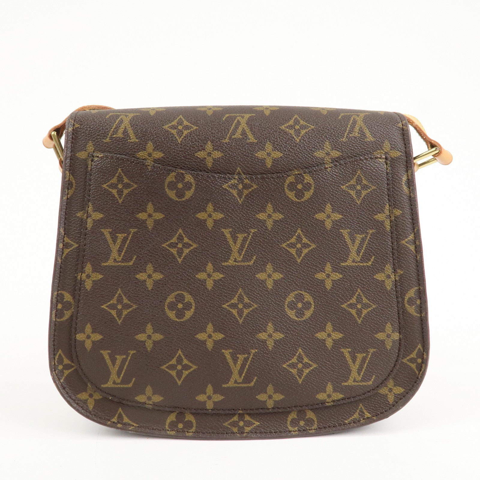 Louis Vuitton Monogram Saint Cloud GM Shoulder Bag Brown M51242 Used