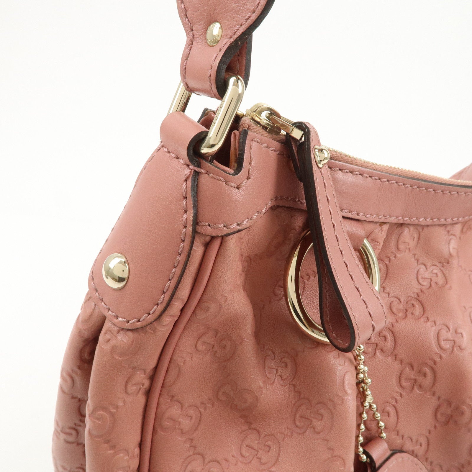 GUCCI Sukey Interlocking G Guccissima Leather Shoulder Bag 232955