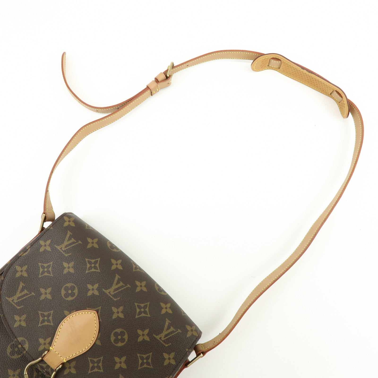 Louis Vuitton Monogram Saint Cloud GM Shoulder Bag Brown M51242