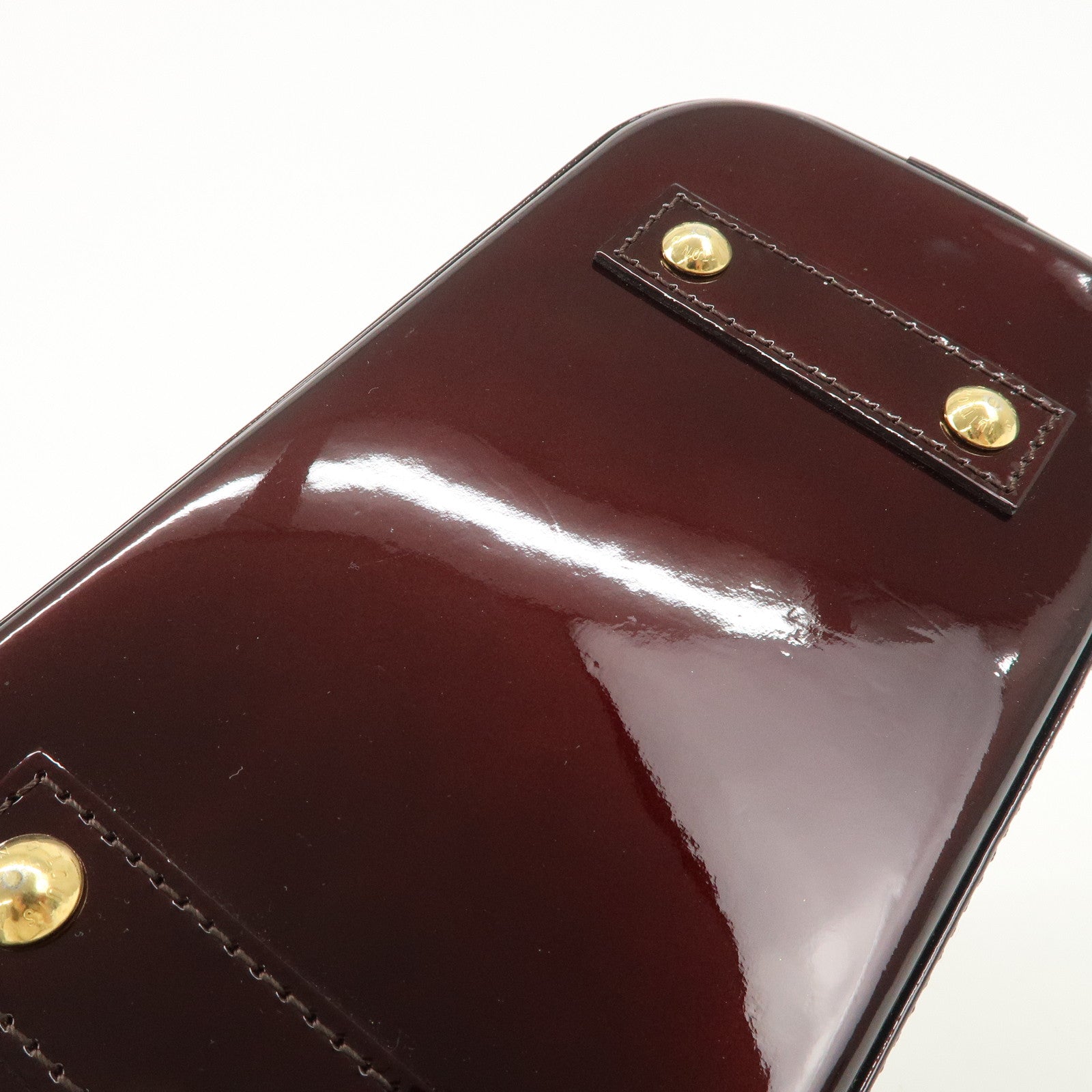 Louis Vuitton Monogram Vernis Leather Alma BB 2way Hand Bag M91700 Used