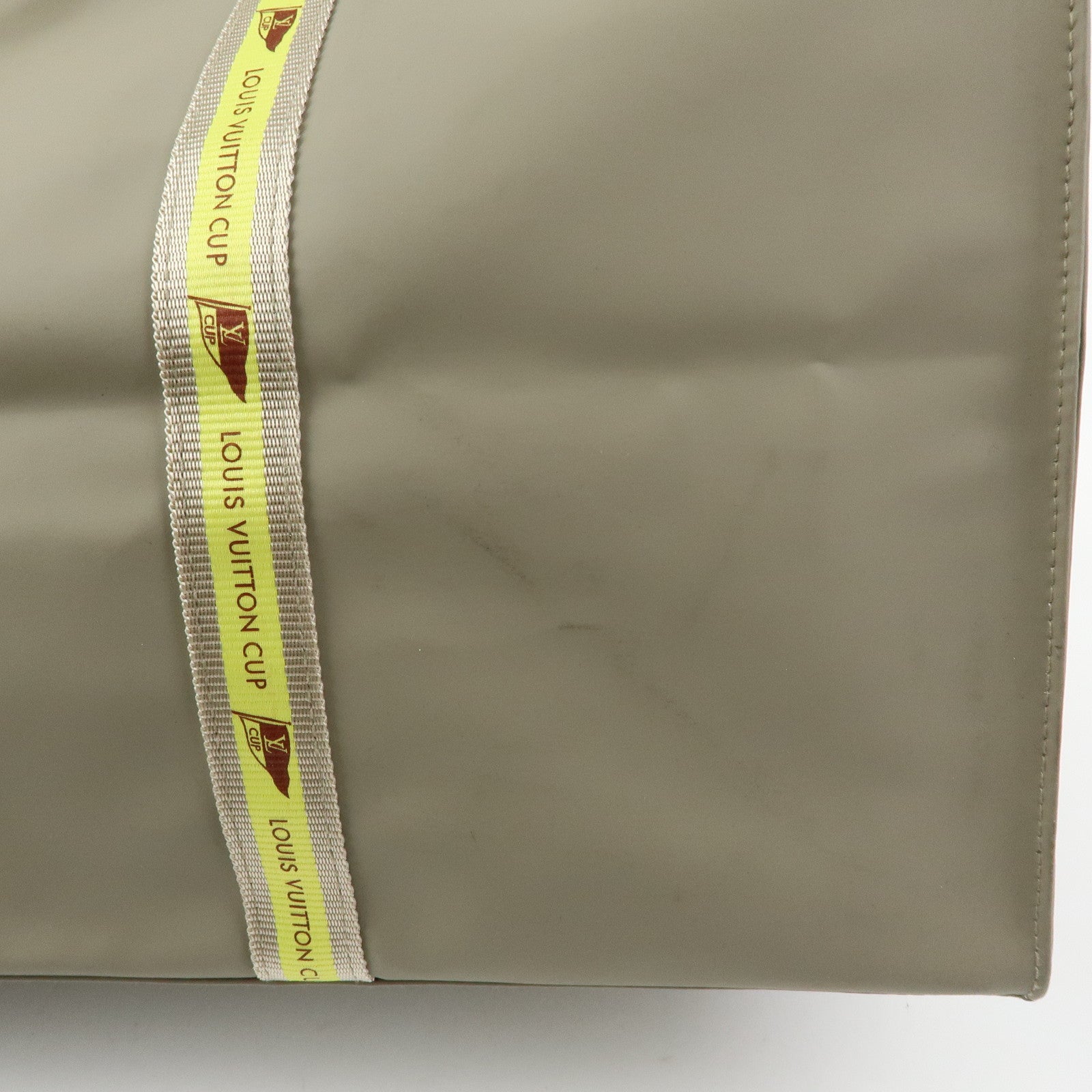 Louis Vuitton LV Cup 2003 Limited Nylon Canvas Tote Bag Gray D60181