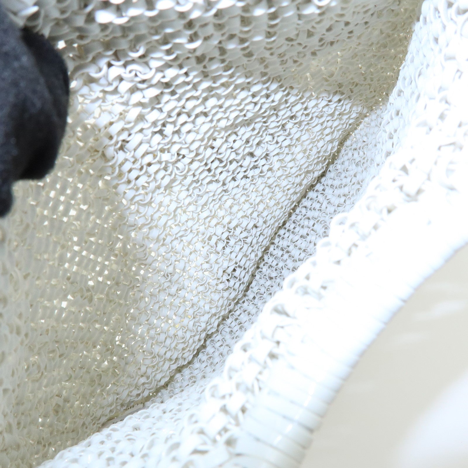 ANTEPRIMA Nylon Leather Set of 2 PVC Wire Bag Mini Tote Bag Ivory