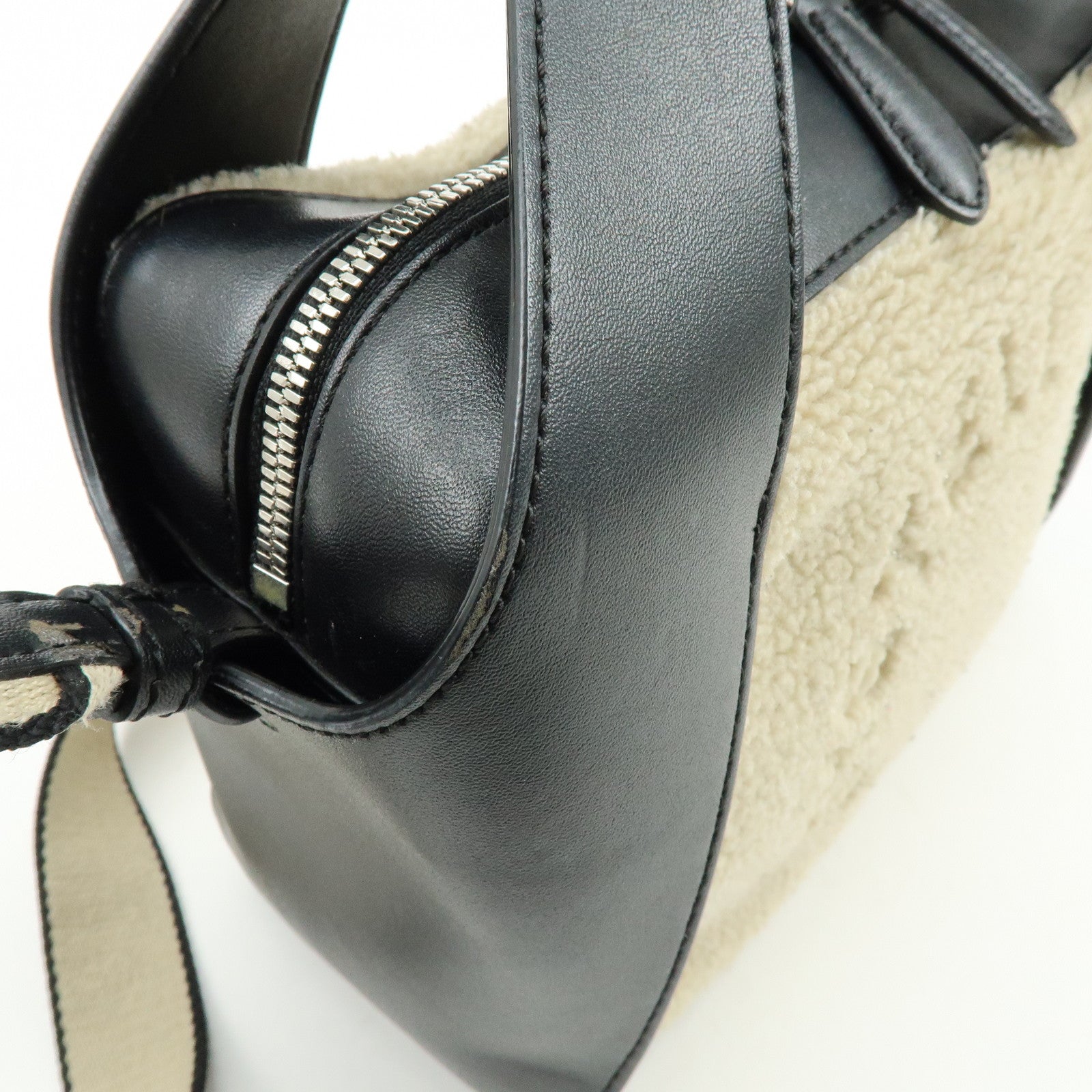 STELLA MCCARTNEY Alter Nappa Faux Shearling Shoulder Crossbody Bag