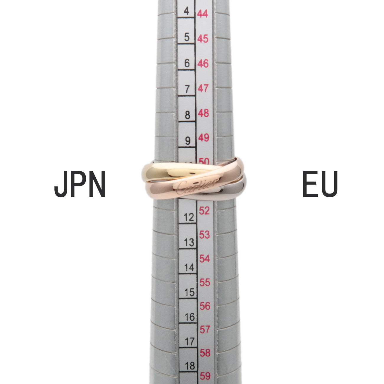 Cartier Trinity Ring MM K18 750YG/WG/PG #51 US5.5 EU51 HK12