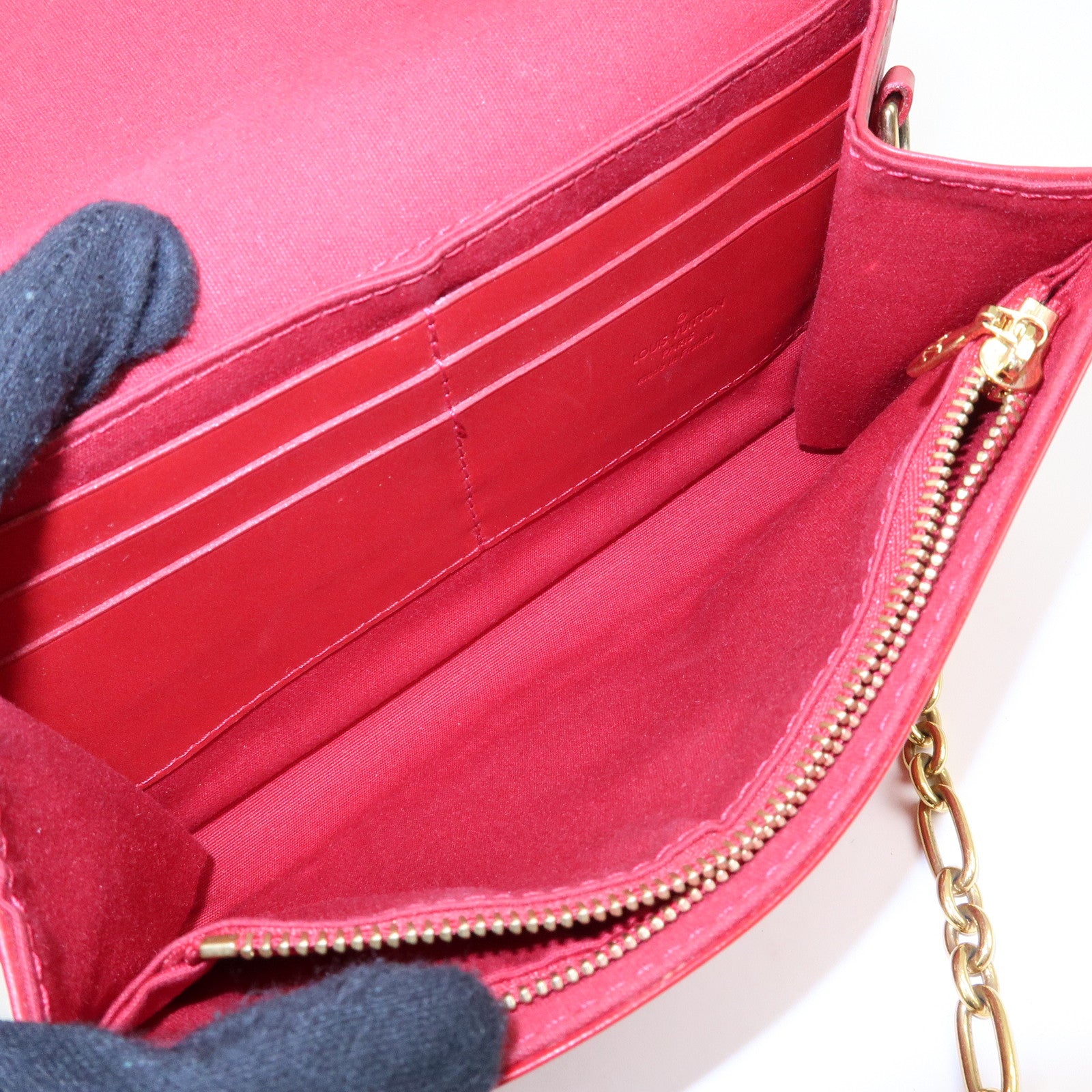 Louis Vuitton Monogram Vernis Belle Air Chain Shoulder Bag M93614