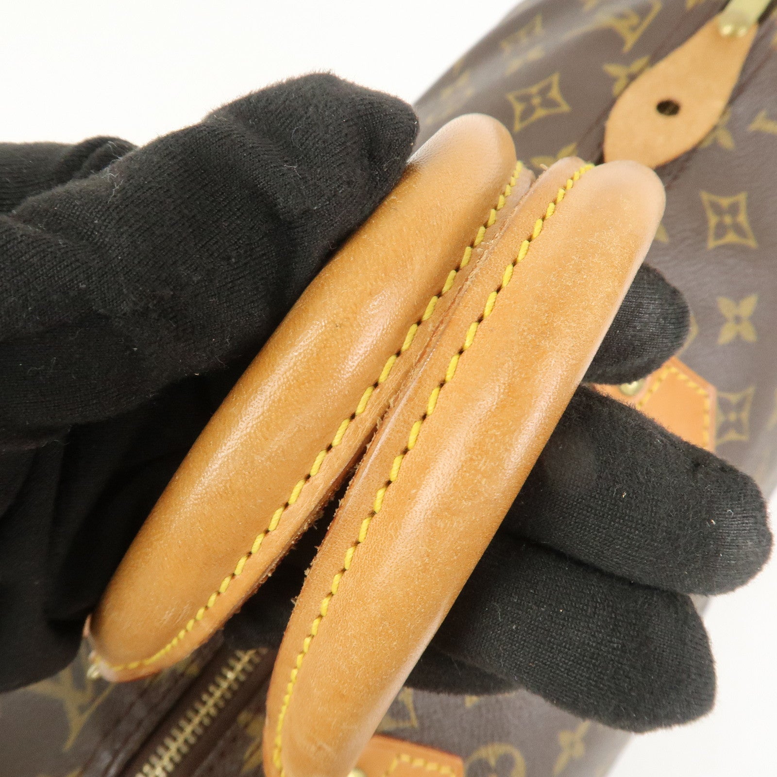 Louis Vuitton Monogram Speedy 40 Hand Bag Boston Bag Brown M41522