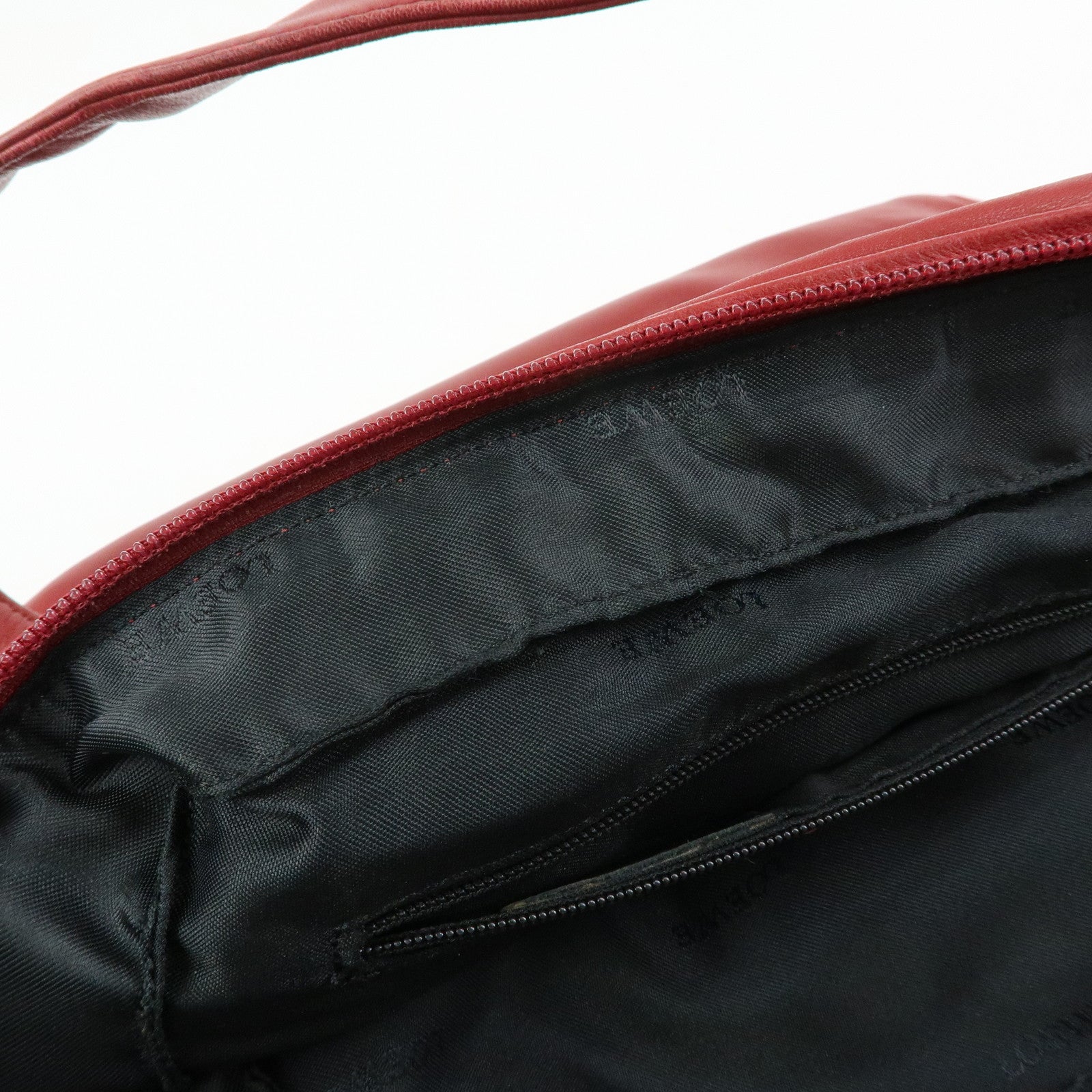 LOEWE Anagram Nappa Leather Hand Bag Shoulder Bag Red