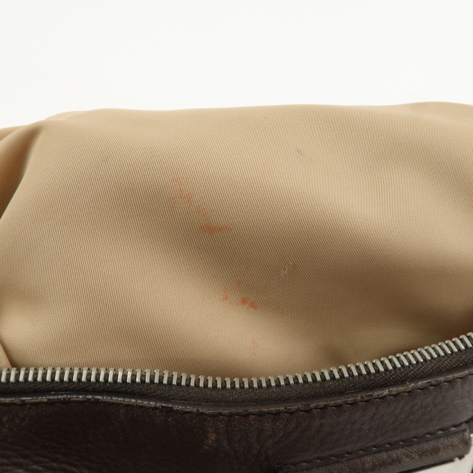 Christian Dior Trotter Street Chic Canvas Leather Boston Bag Beige