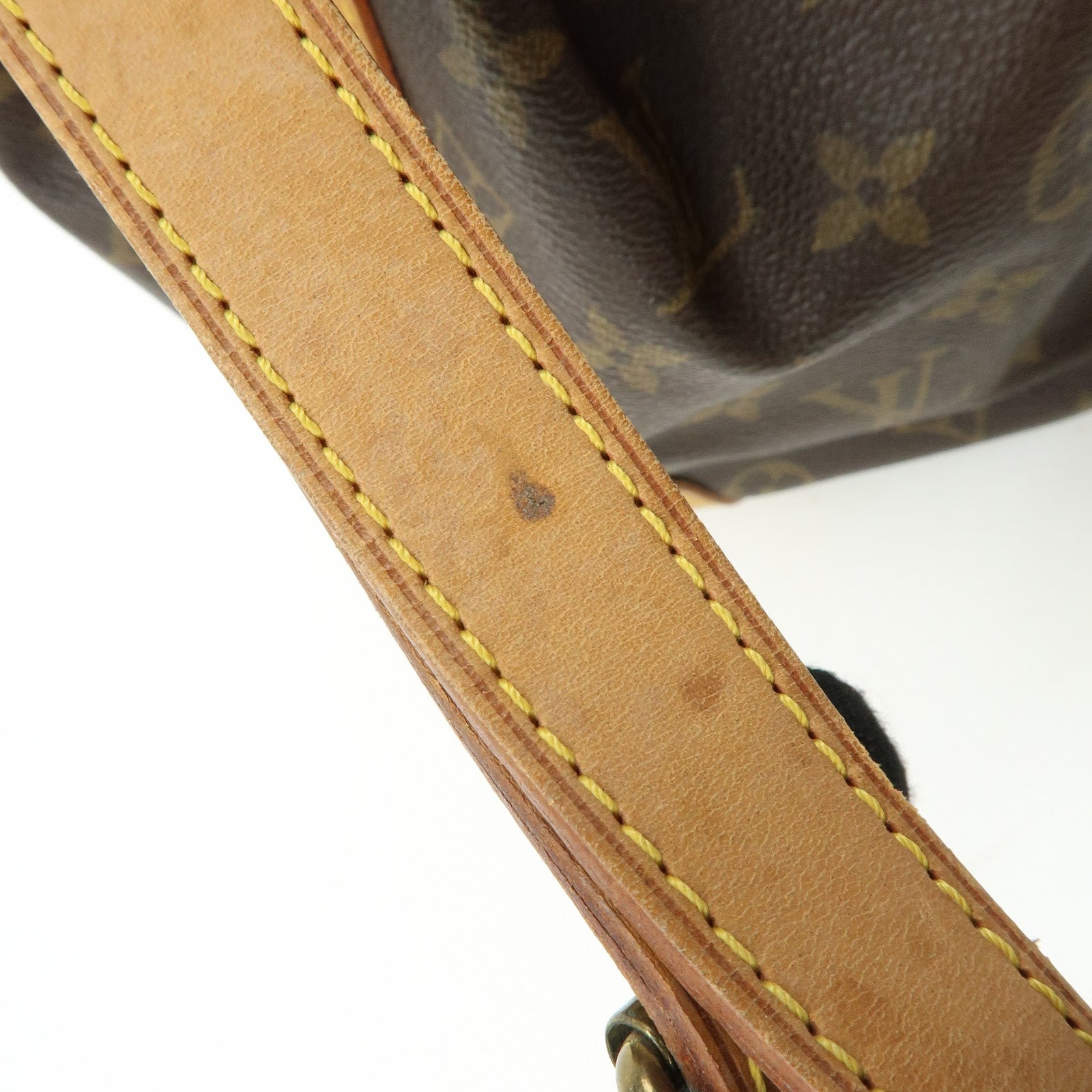 Louis Vuitton Monogram Petit Noe Shoulder Bag Brown M42226