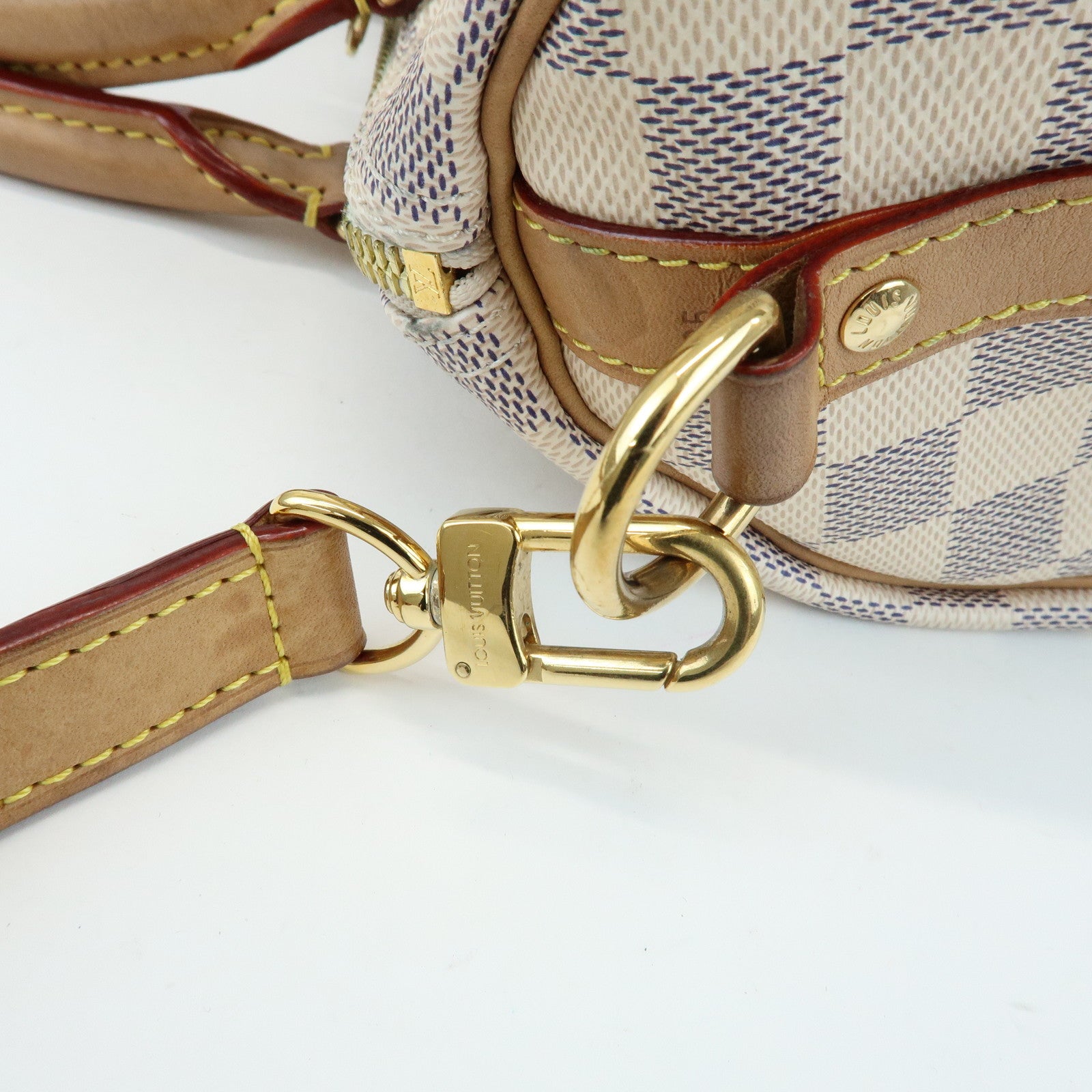 Louis Vuitton Damier Azur Speedy Bandouliere 25 Boston Bag N40608
